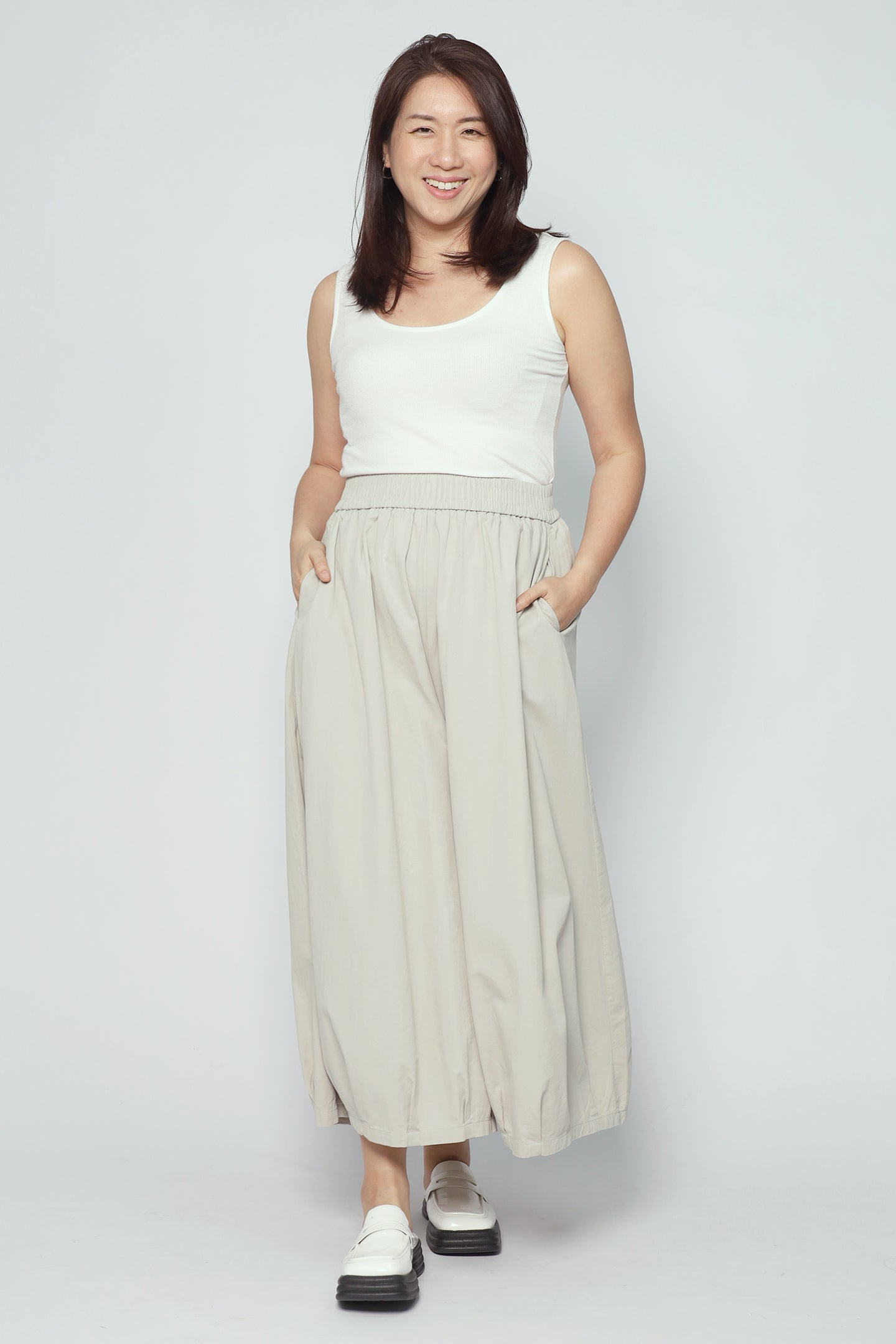 Caitlin Culottes in Khaki