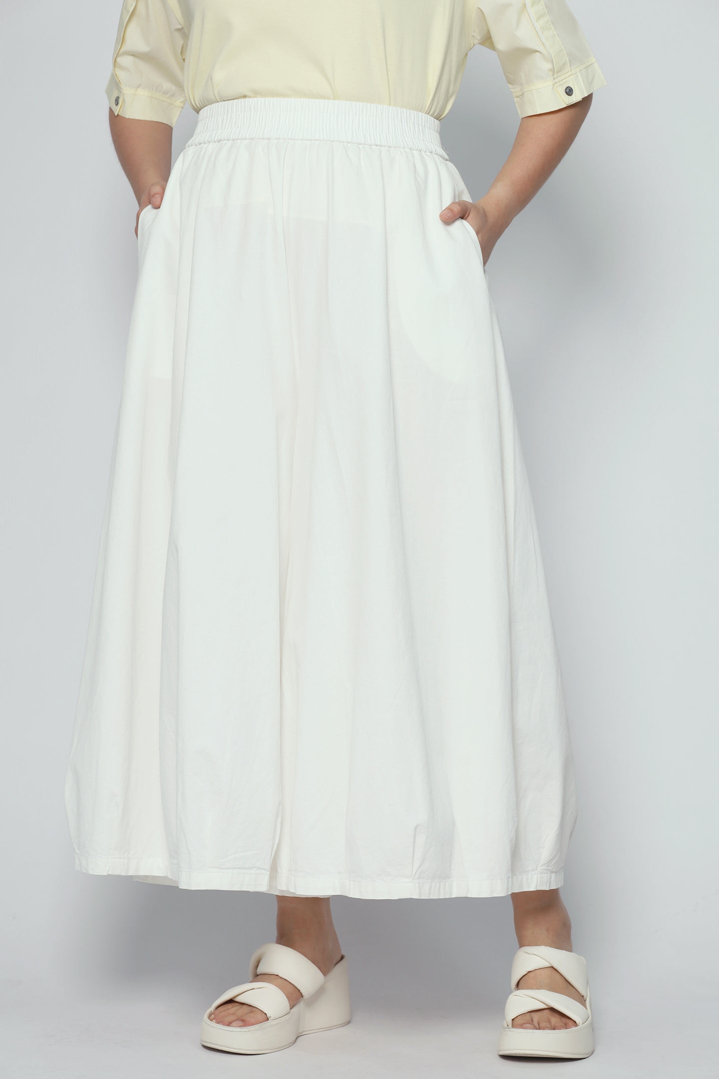 Caitlin Culottes in White