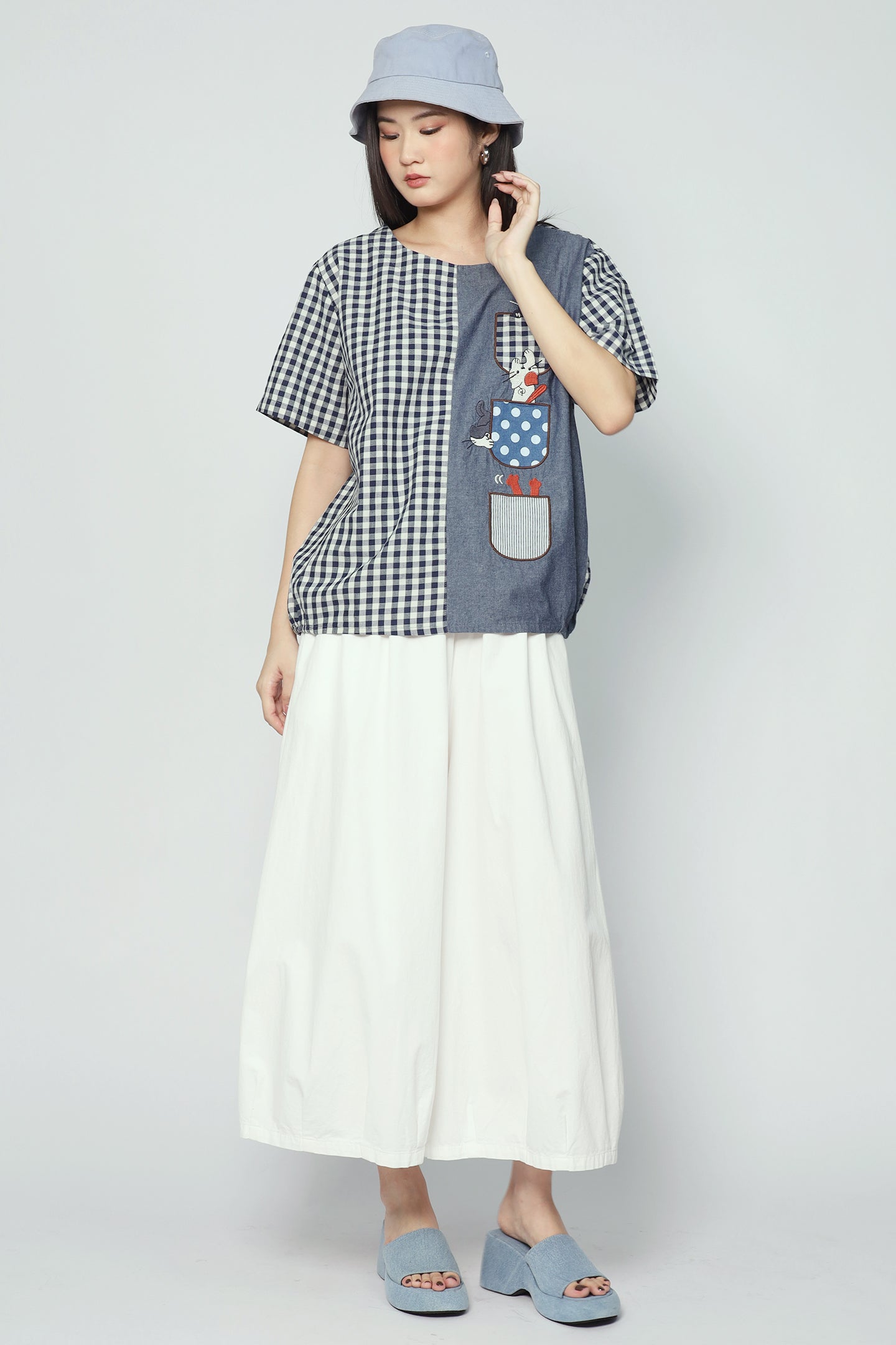 Backorders Catwalk Checkered Top