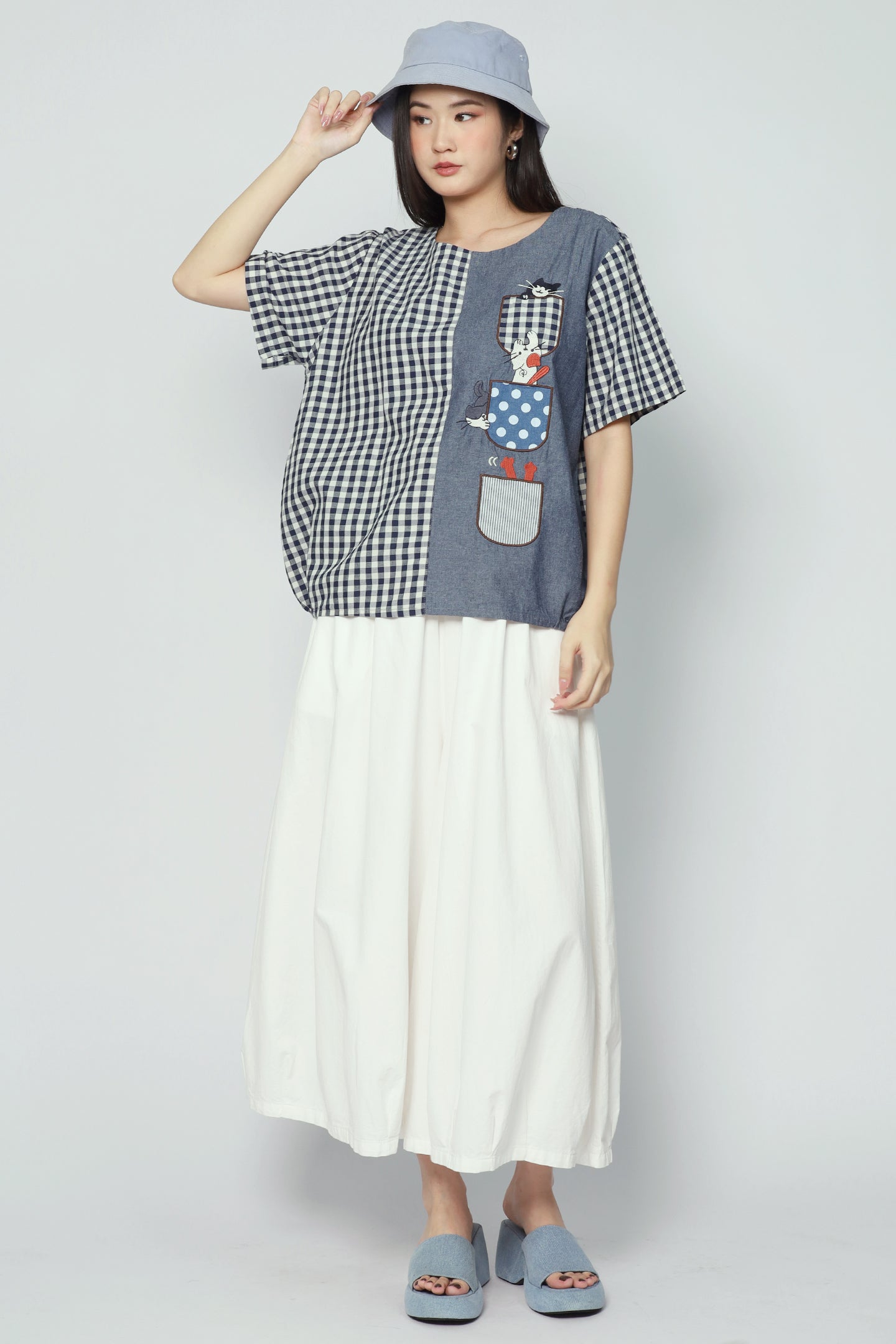 Backorders Catwalk Checkered Top