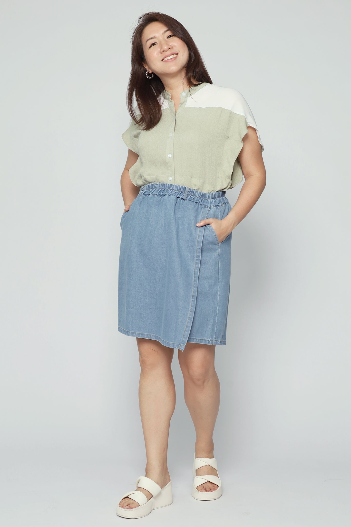 Backorders Clarin Denim Skorts