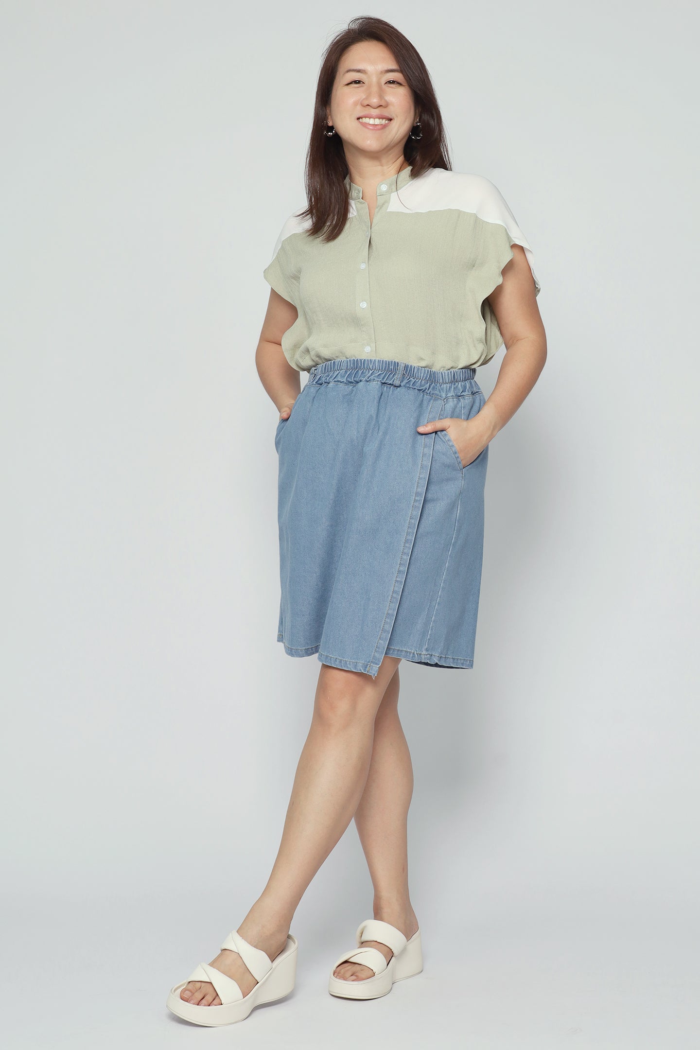 Backorders Clarin Denim Skorts