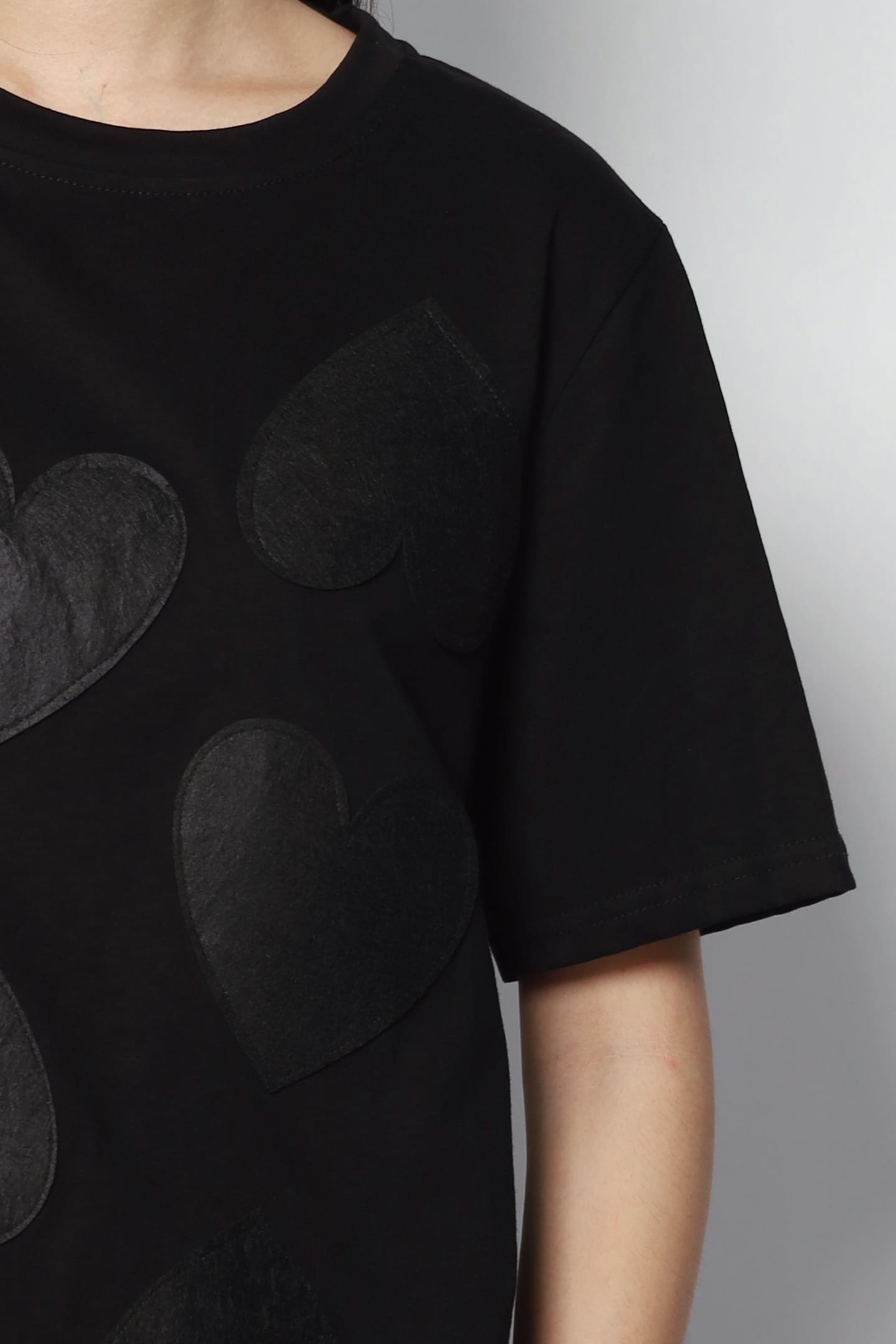 Capri Heart Top in Black