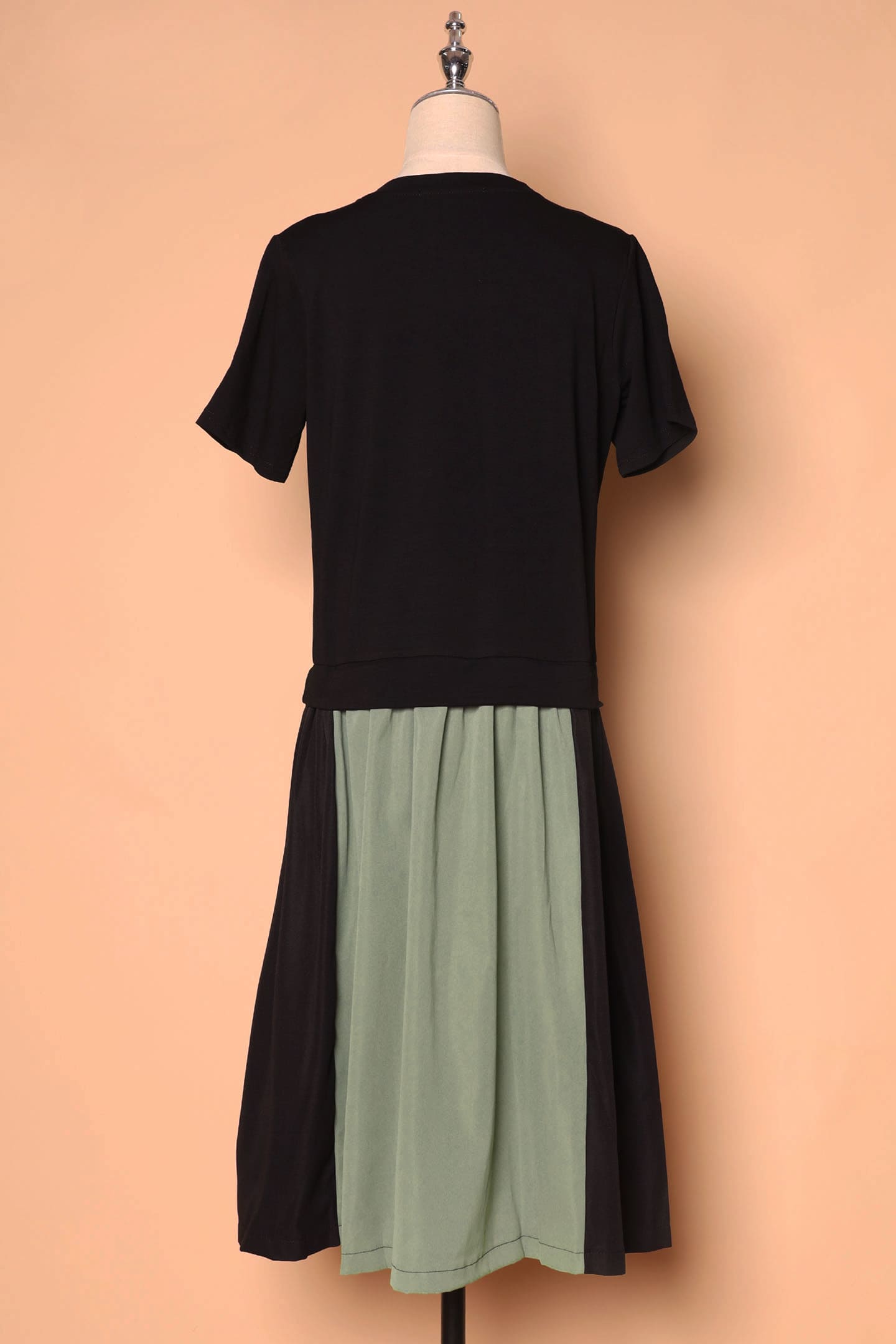 PO - Cara Dress in Black Green