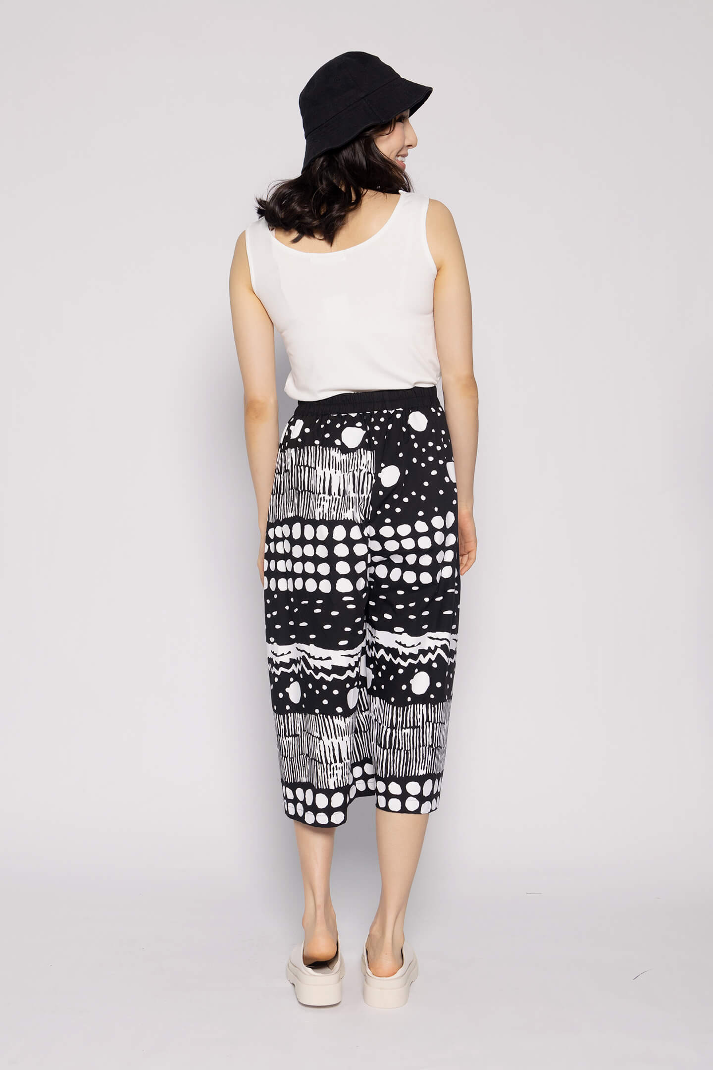 Celeste Culottes in Polkadot