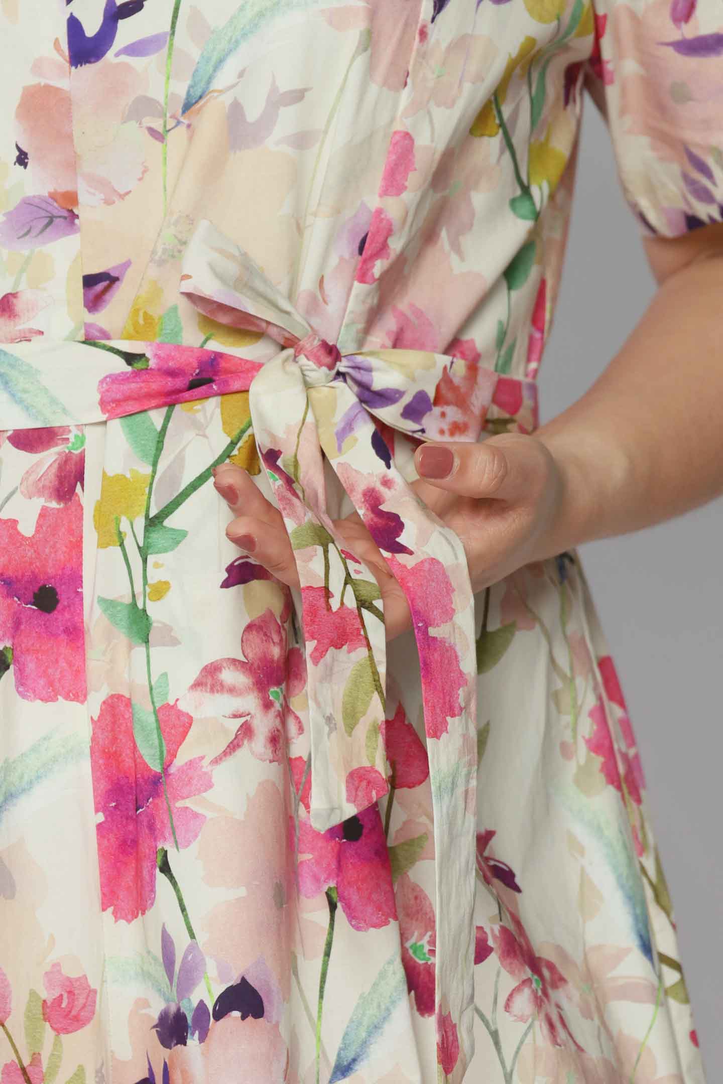 Celine Jumpsuit in Silk Blossom