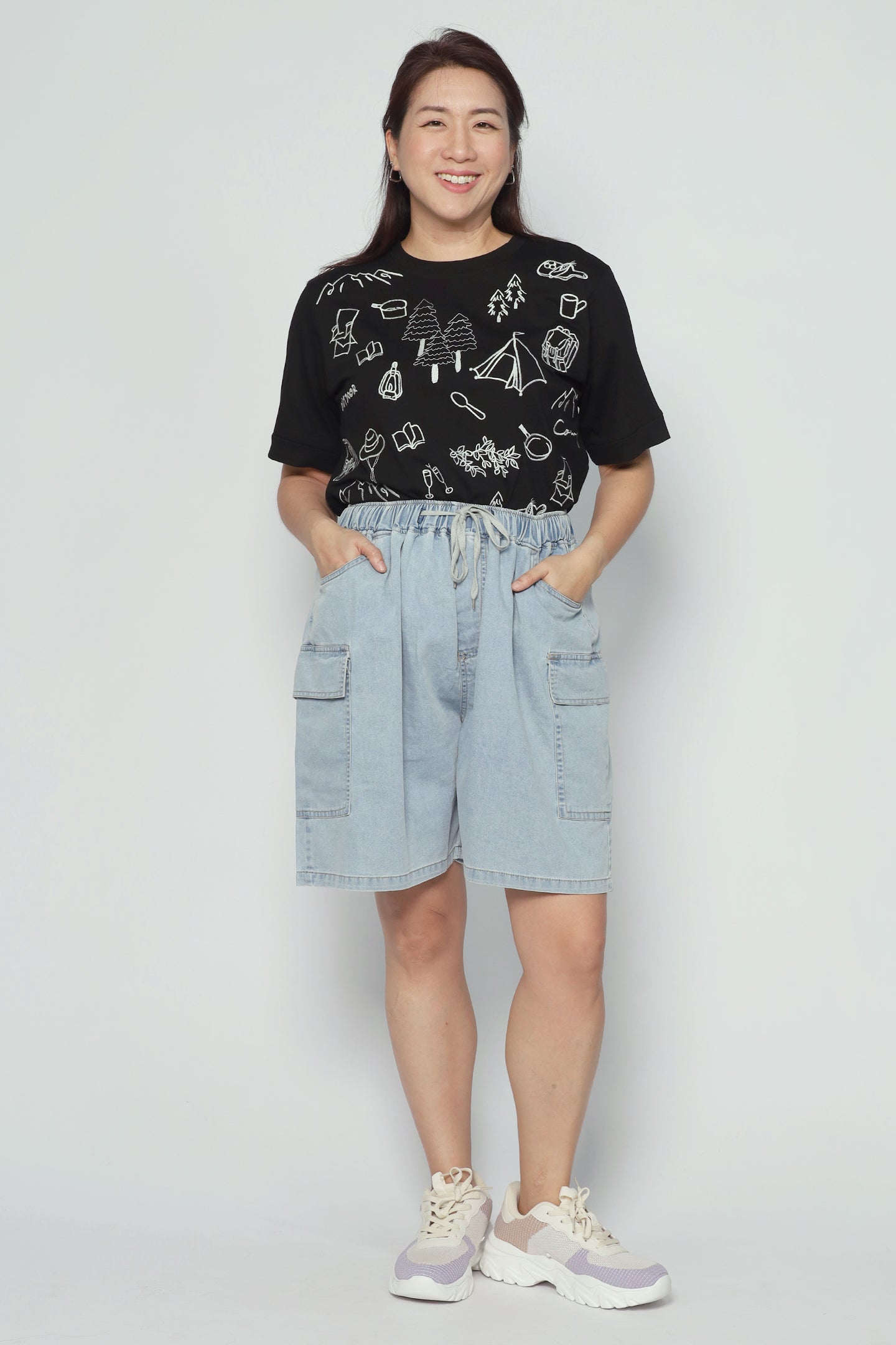 Clayton Shorts in Light Denim