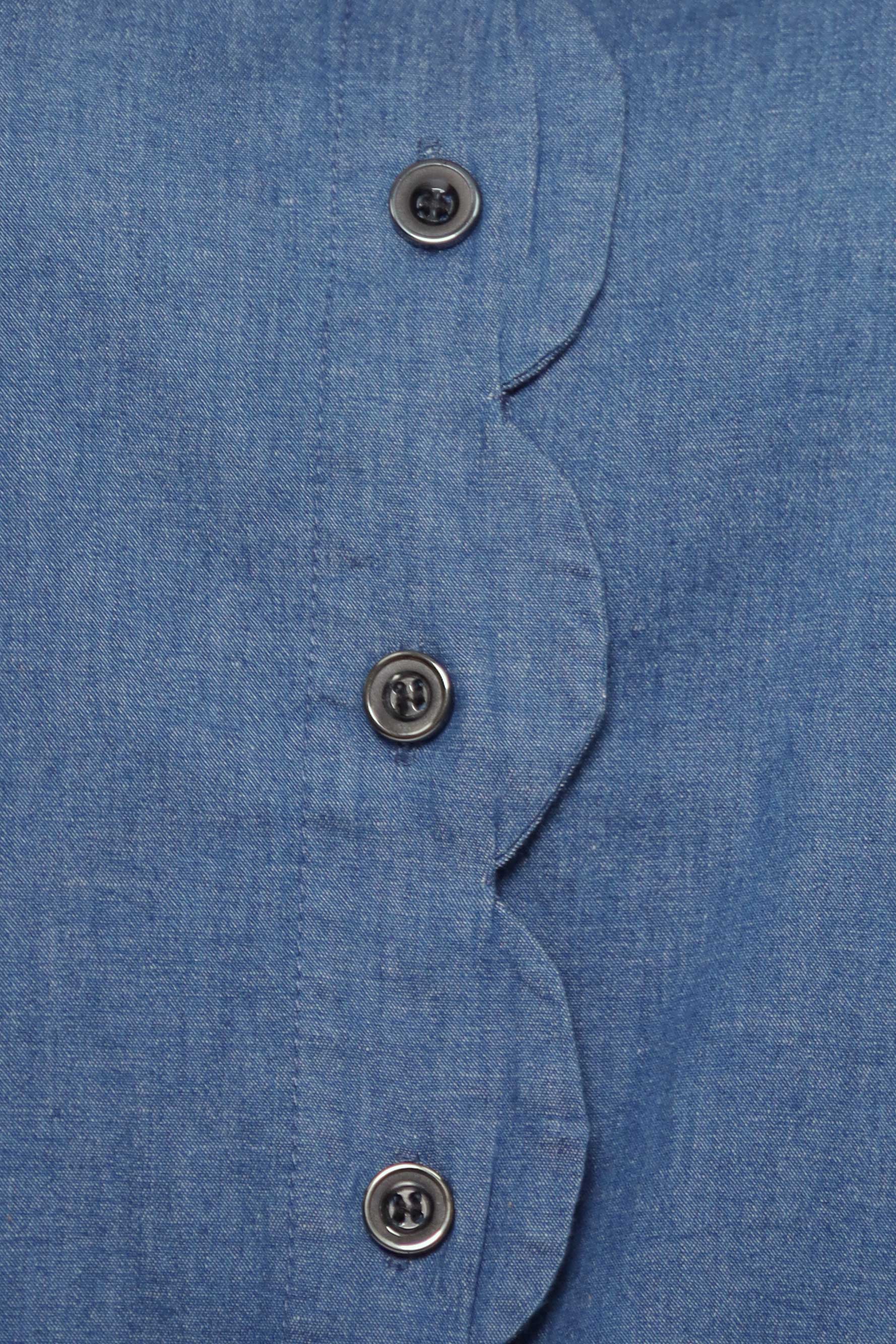 Clova Polkadot Denim Shirt