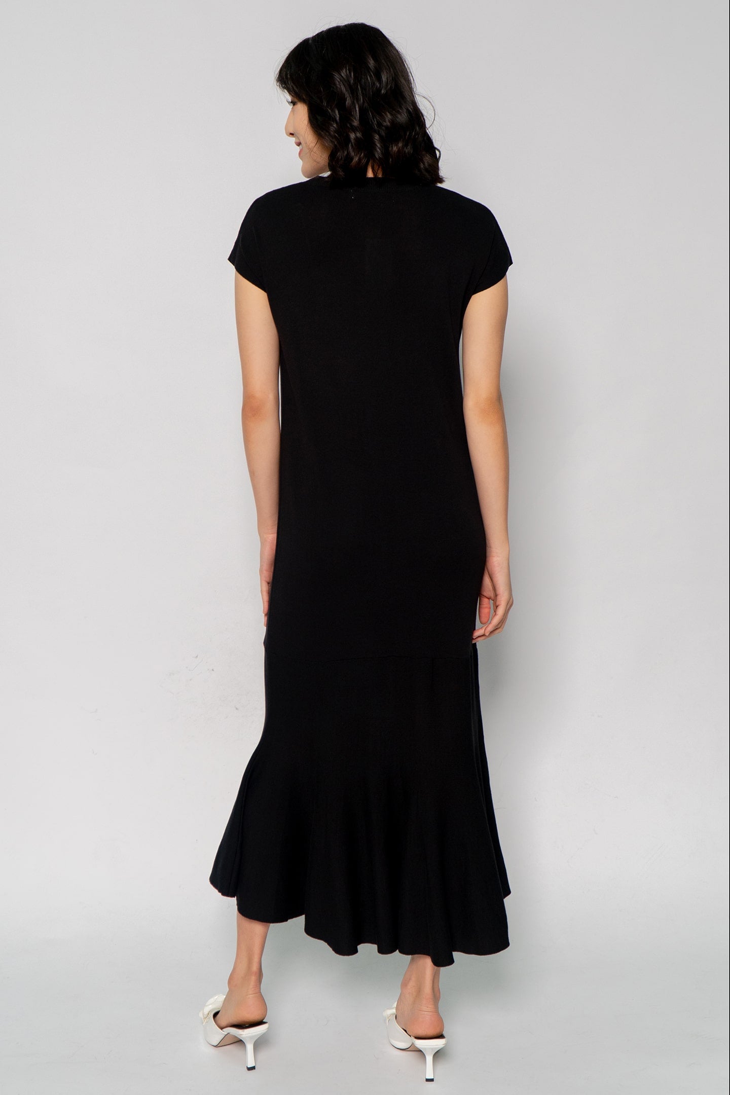 Giovanni Knit Dress in Black