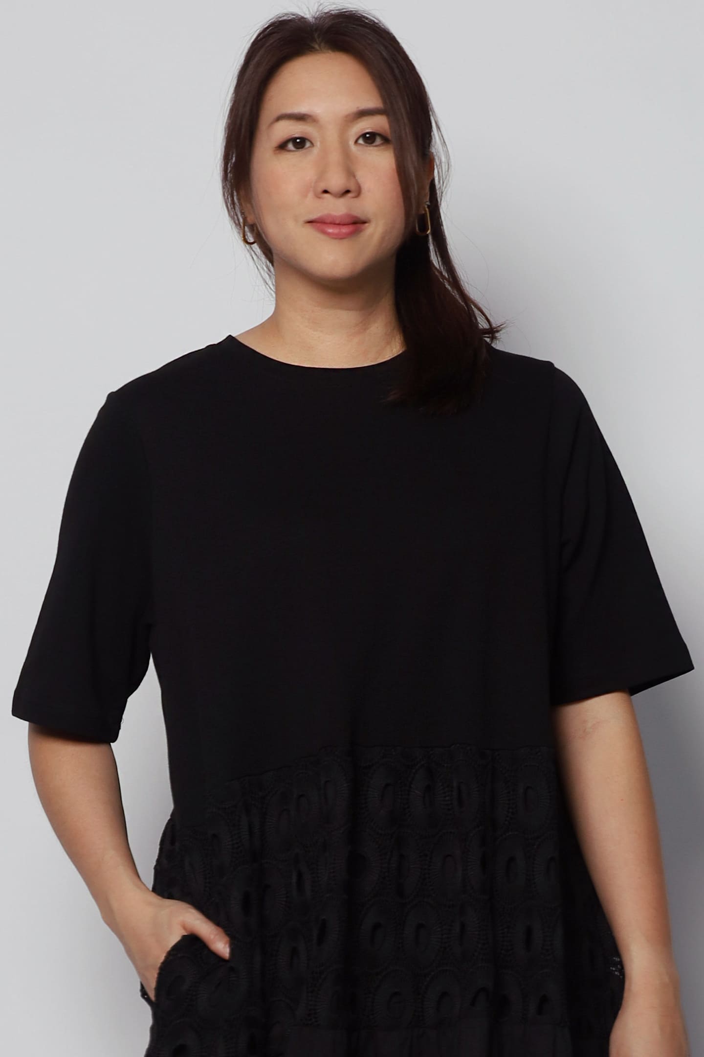 PO - Daya Eyelet Crochet Dress