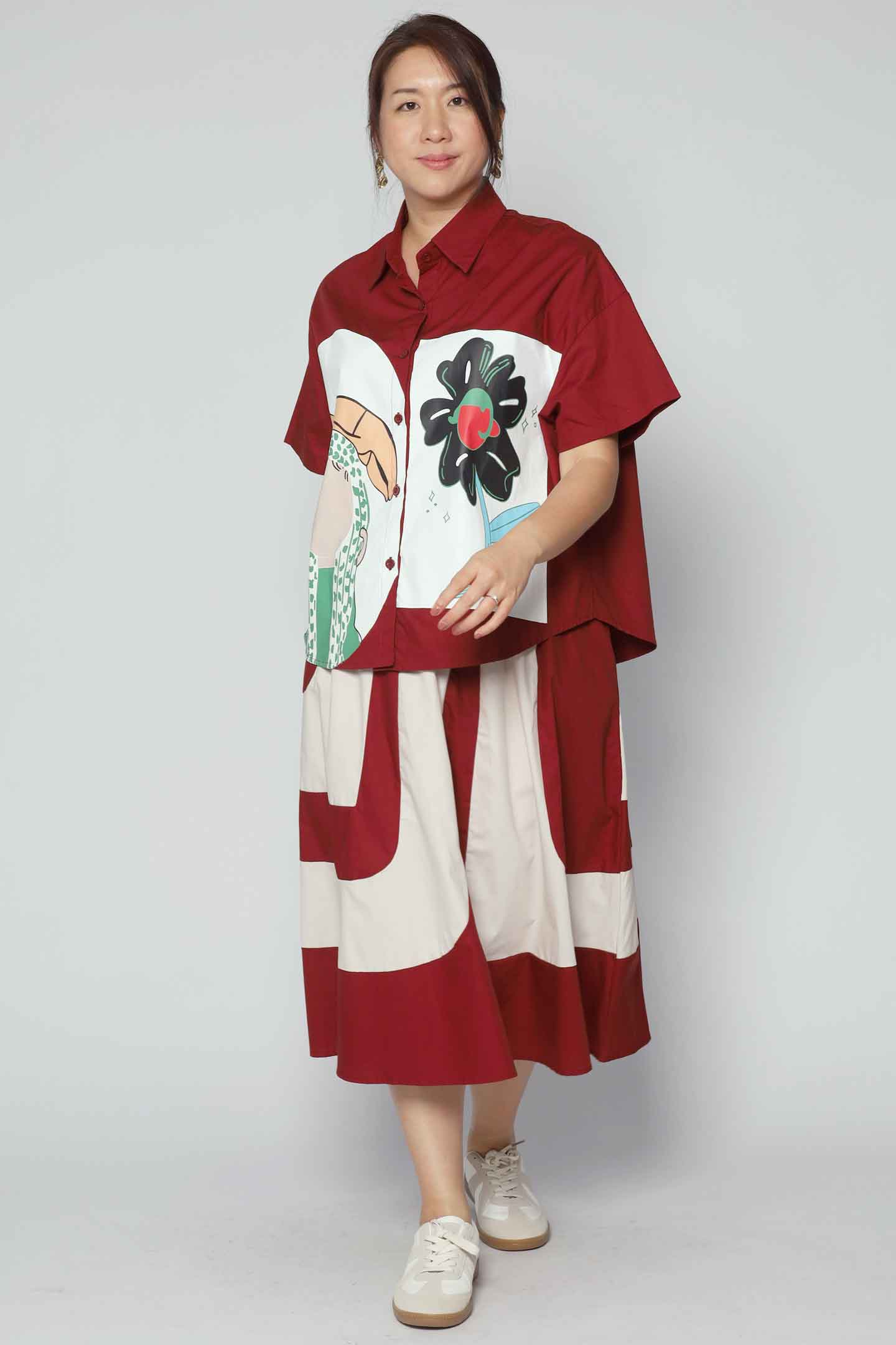 PO - Dolly Flower Printed Top