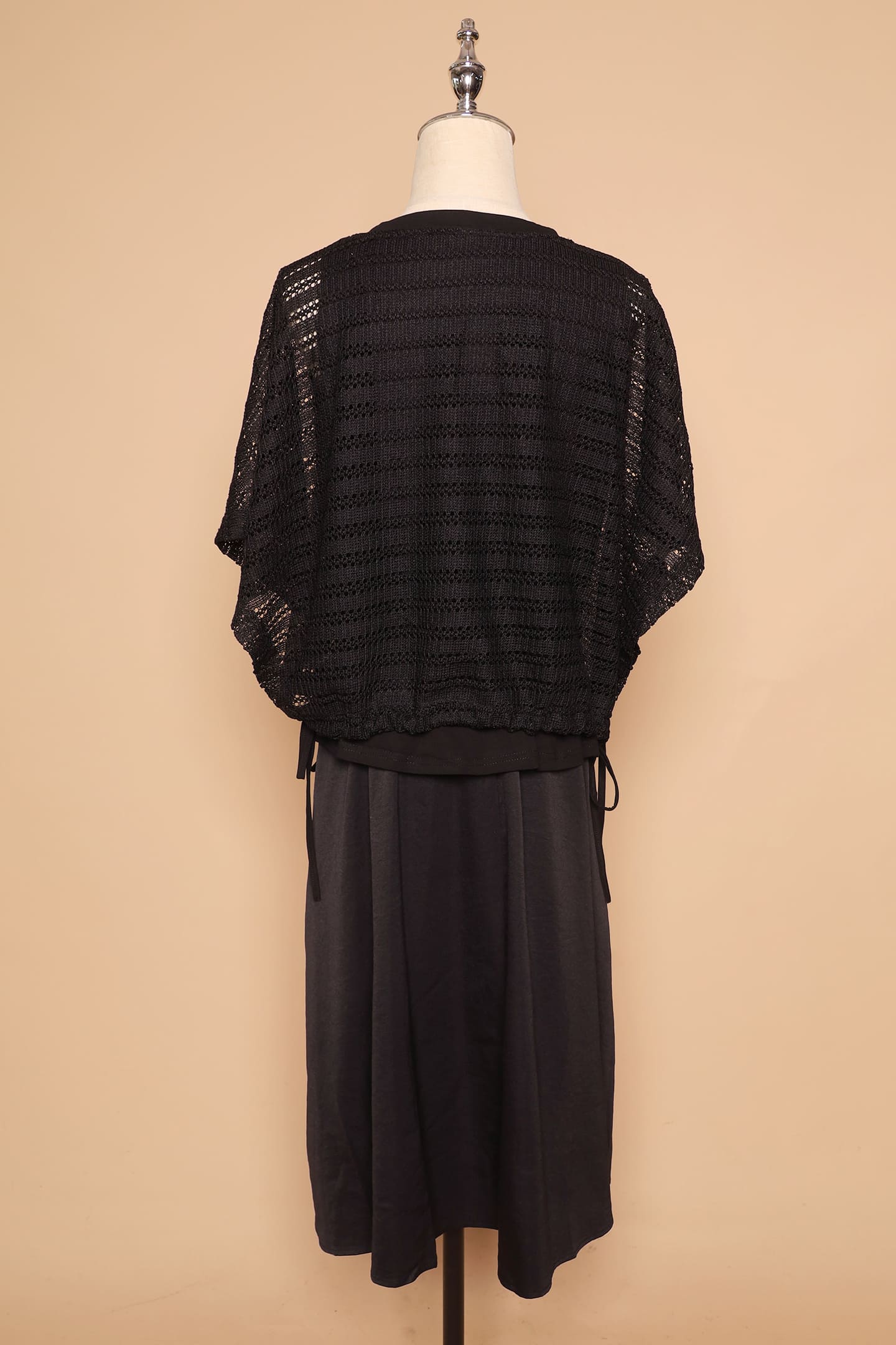 PO - Donna Netted Dress in Black