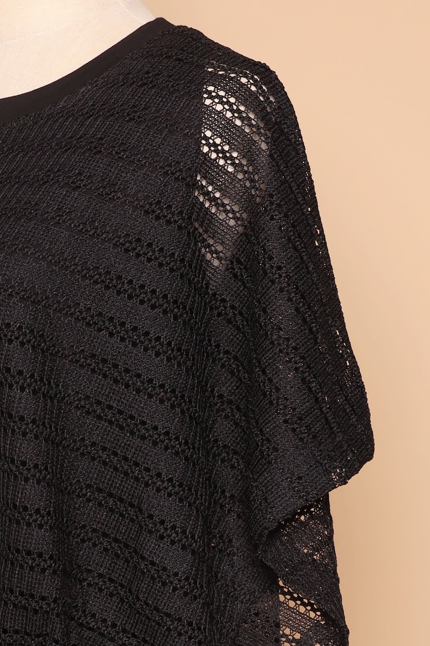 PO - Donna Netted Dress in Black