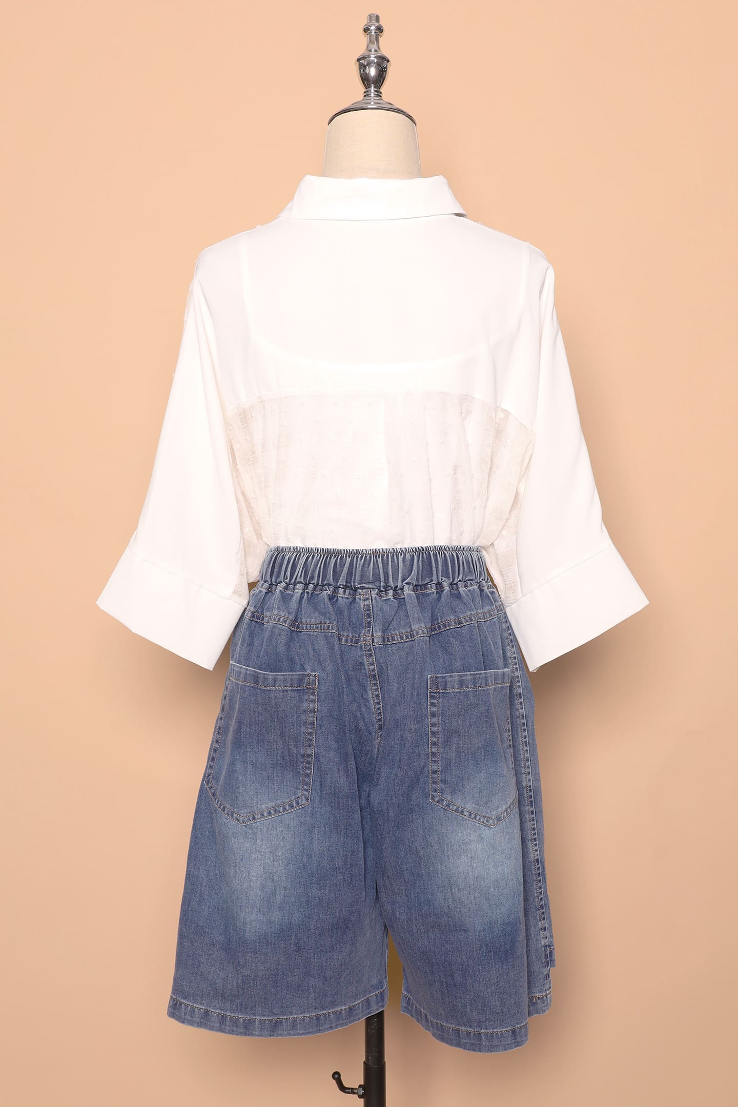PO - Dottie Shorts in Blue Denim