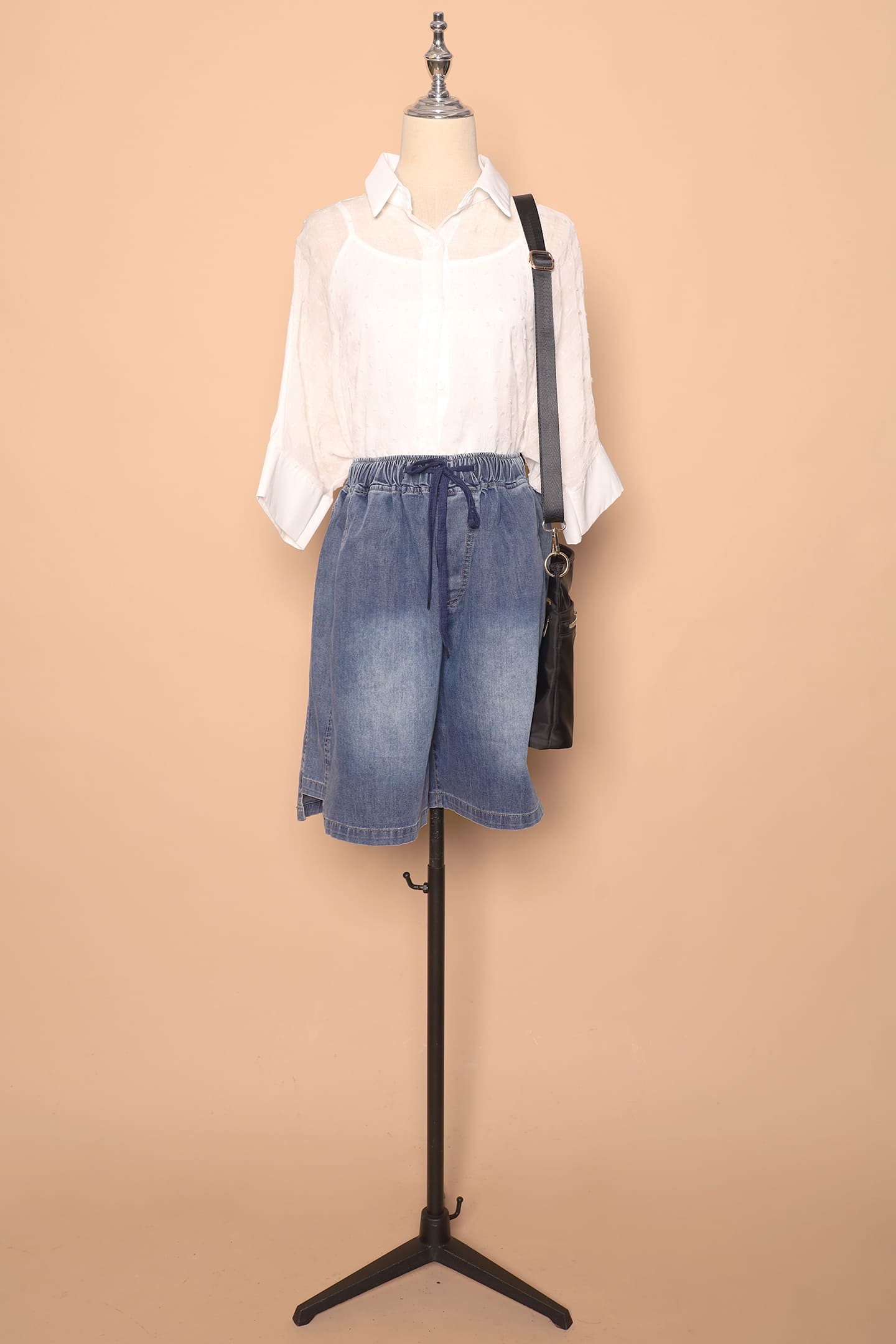 PO - Dottie Shorts in Blue Denim
