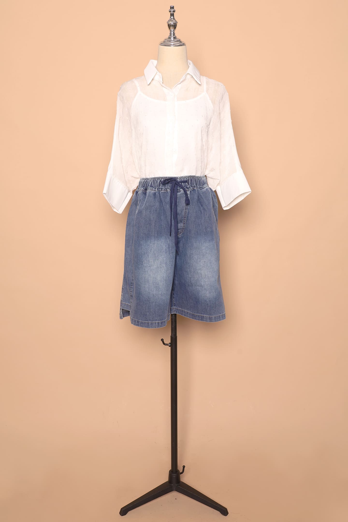 PO - Dottie Shorts in Blue Denim