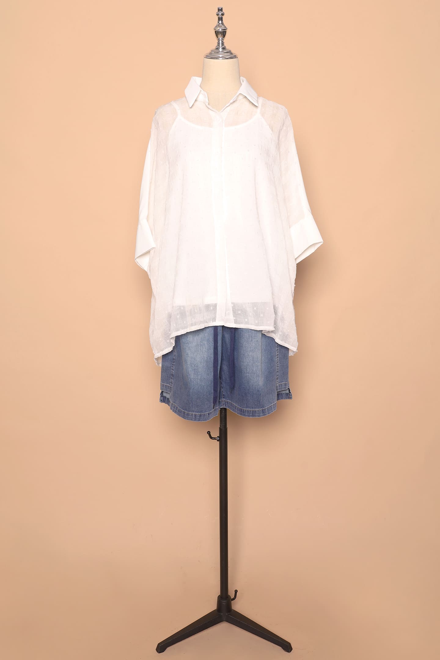 PO - Dottie Shorts in Blue Denim