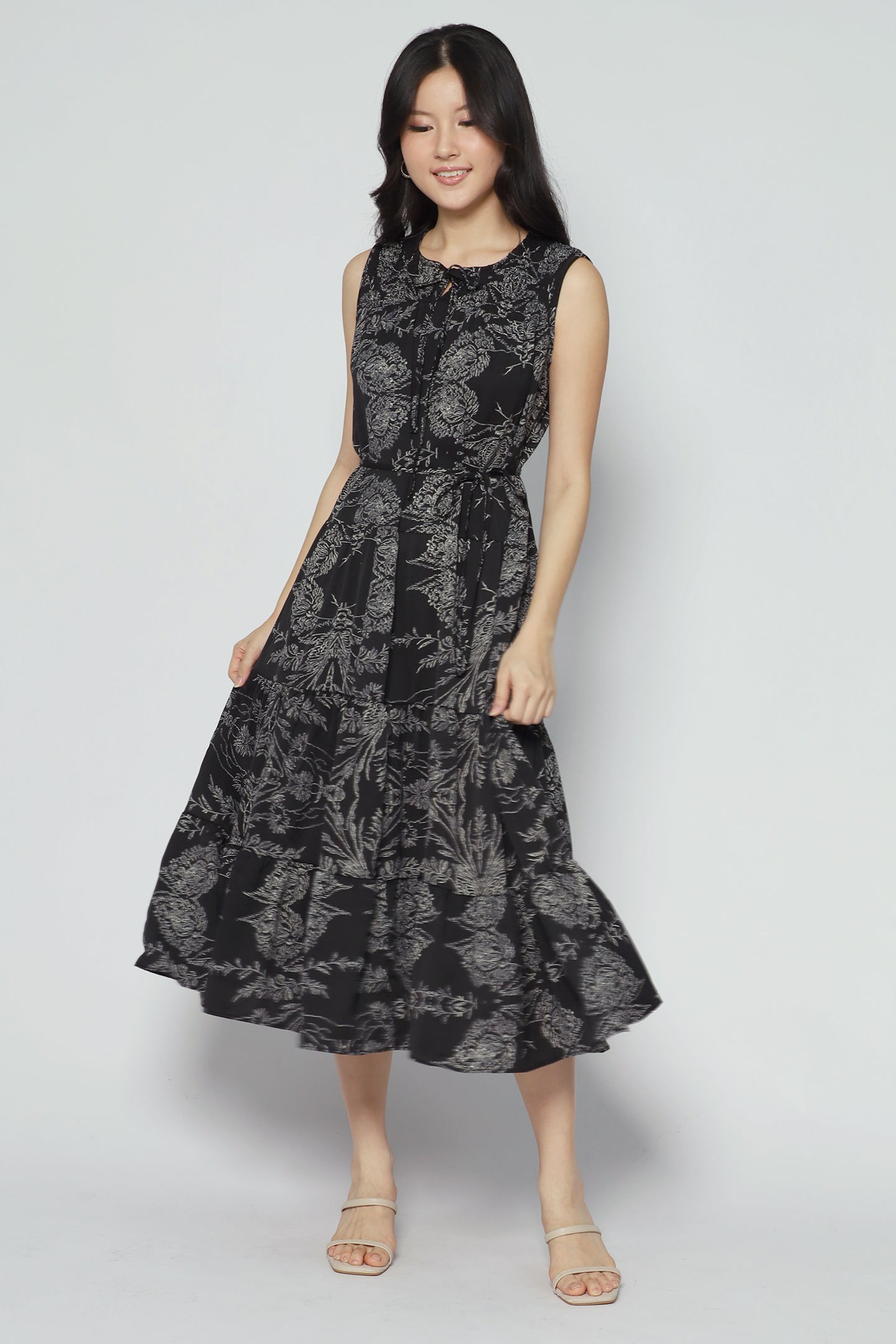 Elysia Dress in Dusky Petal