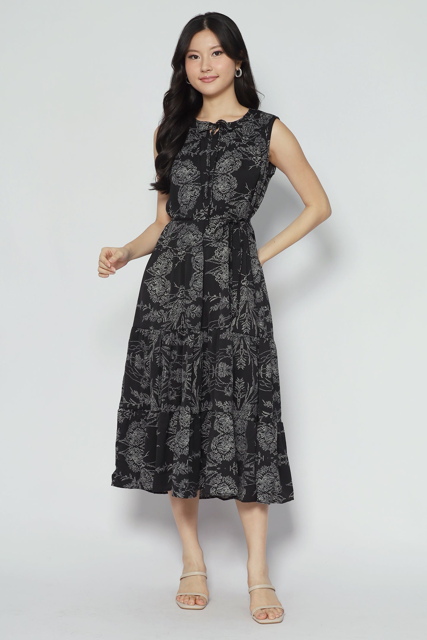 Elysia Dress in Dusky Petal