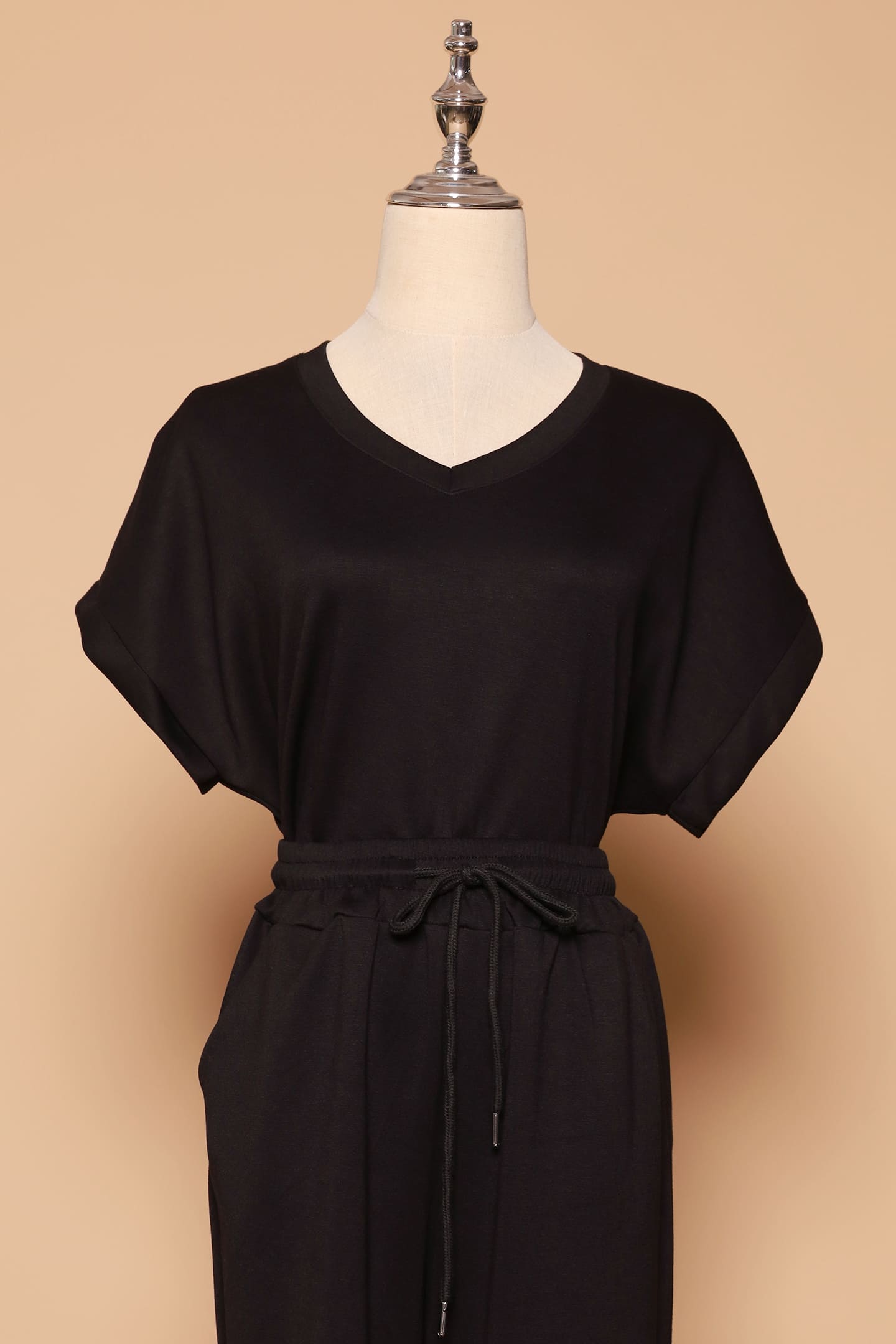 PO - Elite 2 in 1 Top and Pants Set in Black