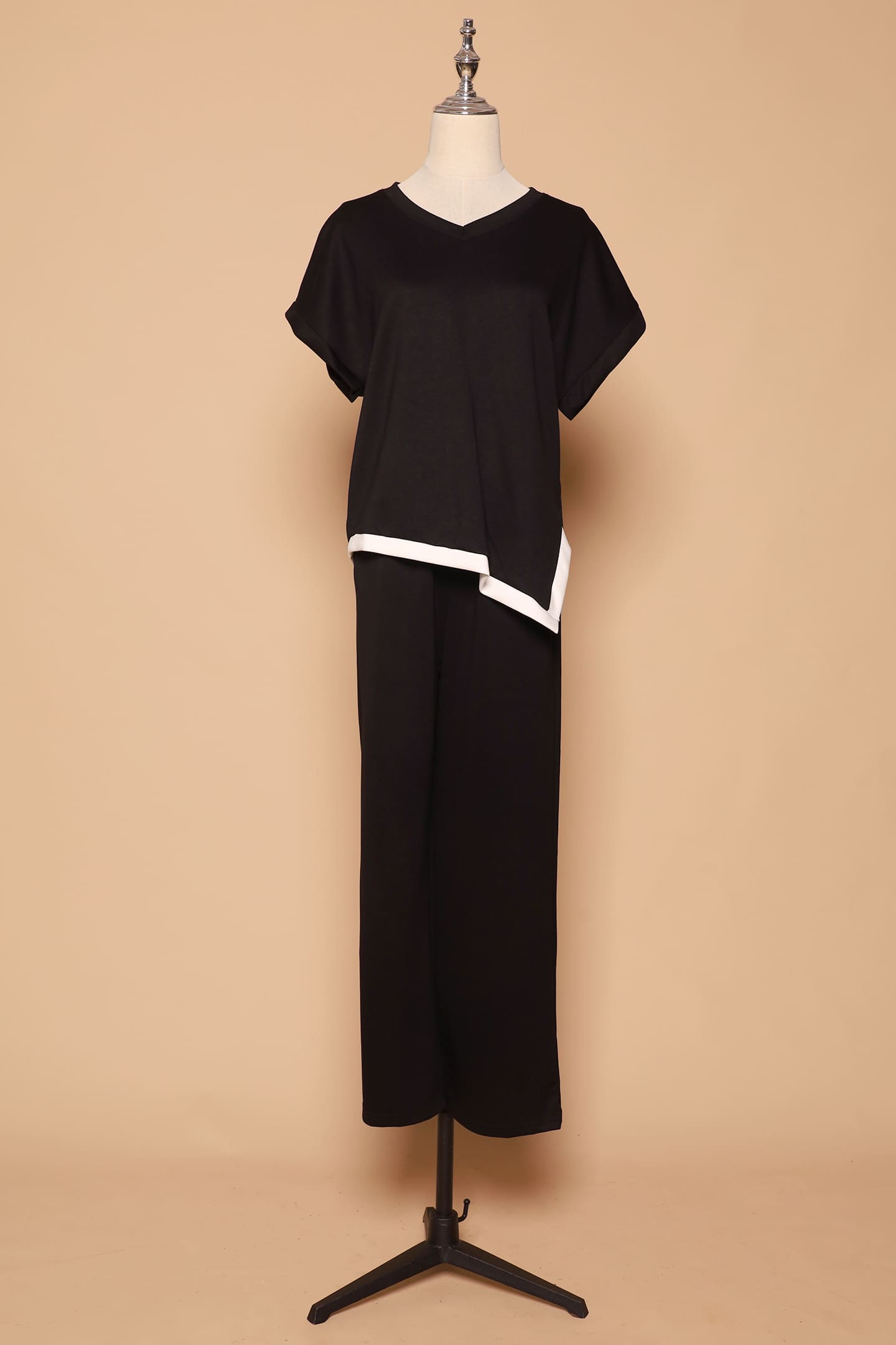 PO - Elite 2 in 1 Top and Pants Set in Black