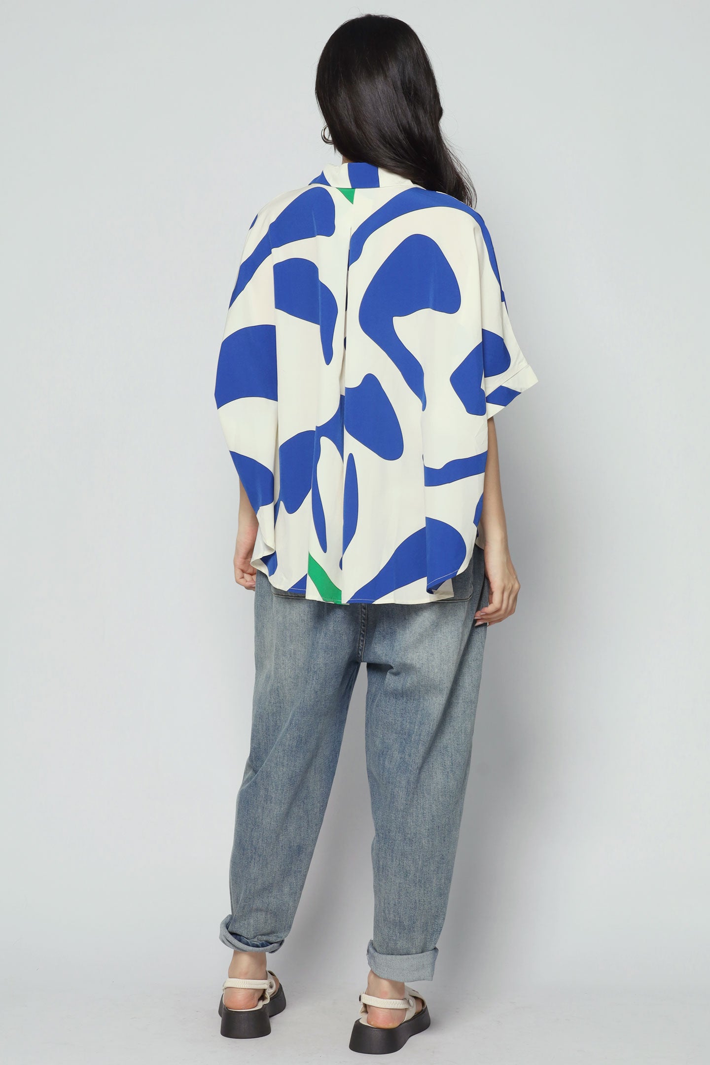 Emi Top in Abstract Print