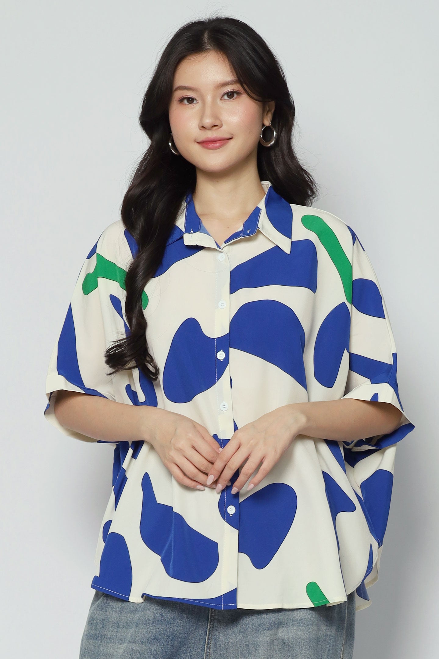 Emi Top in Abstract Print