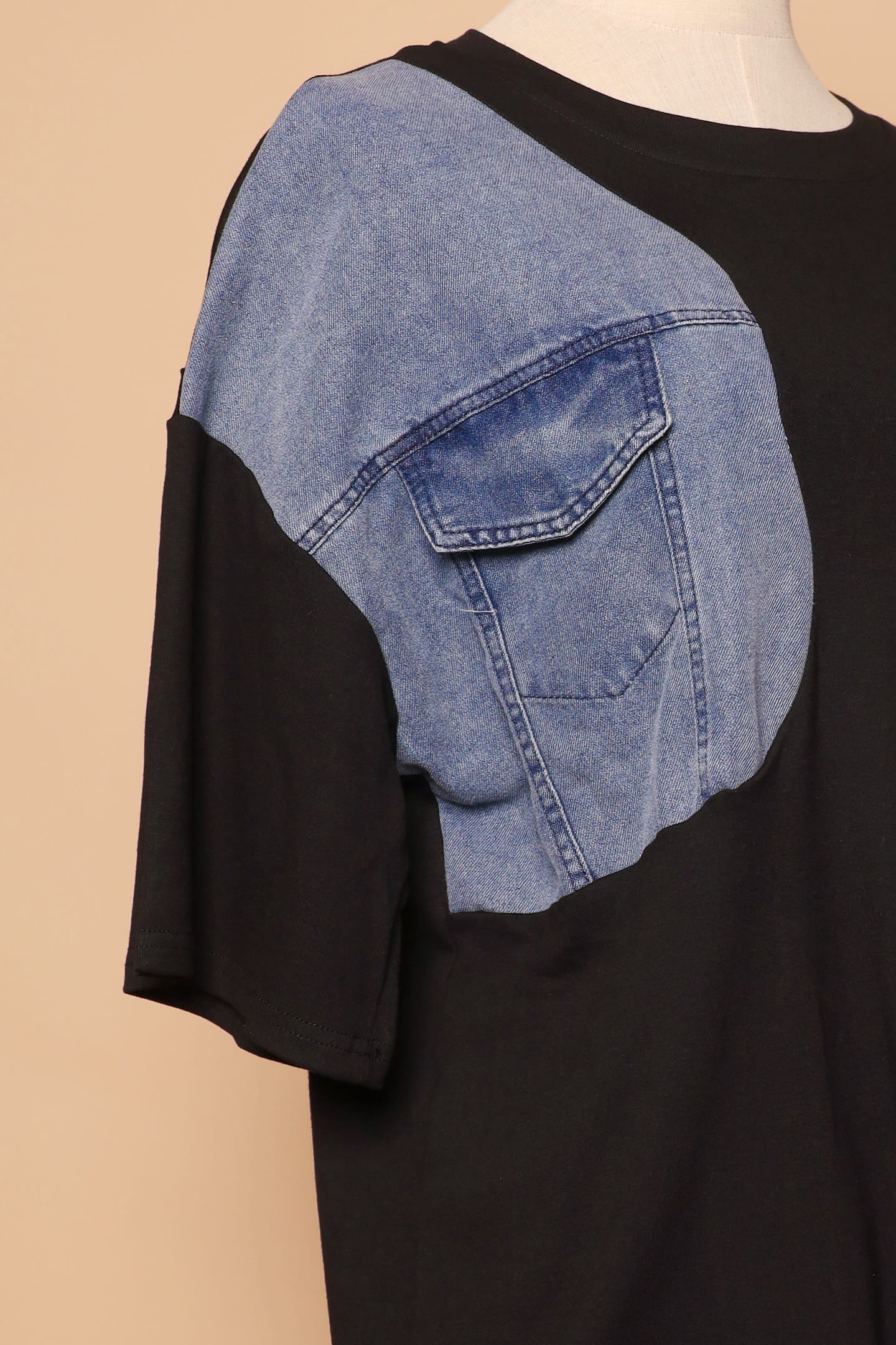 PO - Emilia Top in Denim Black