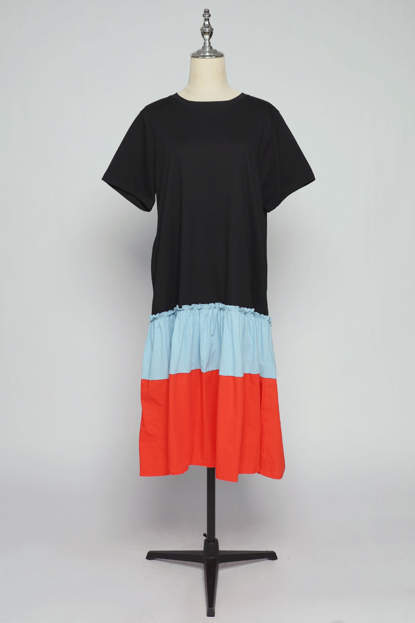 PO - Estella Dress in Blue Orange