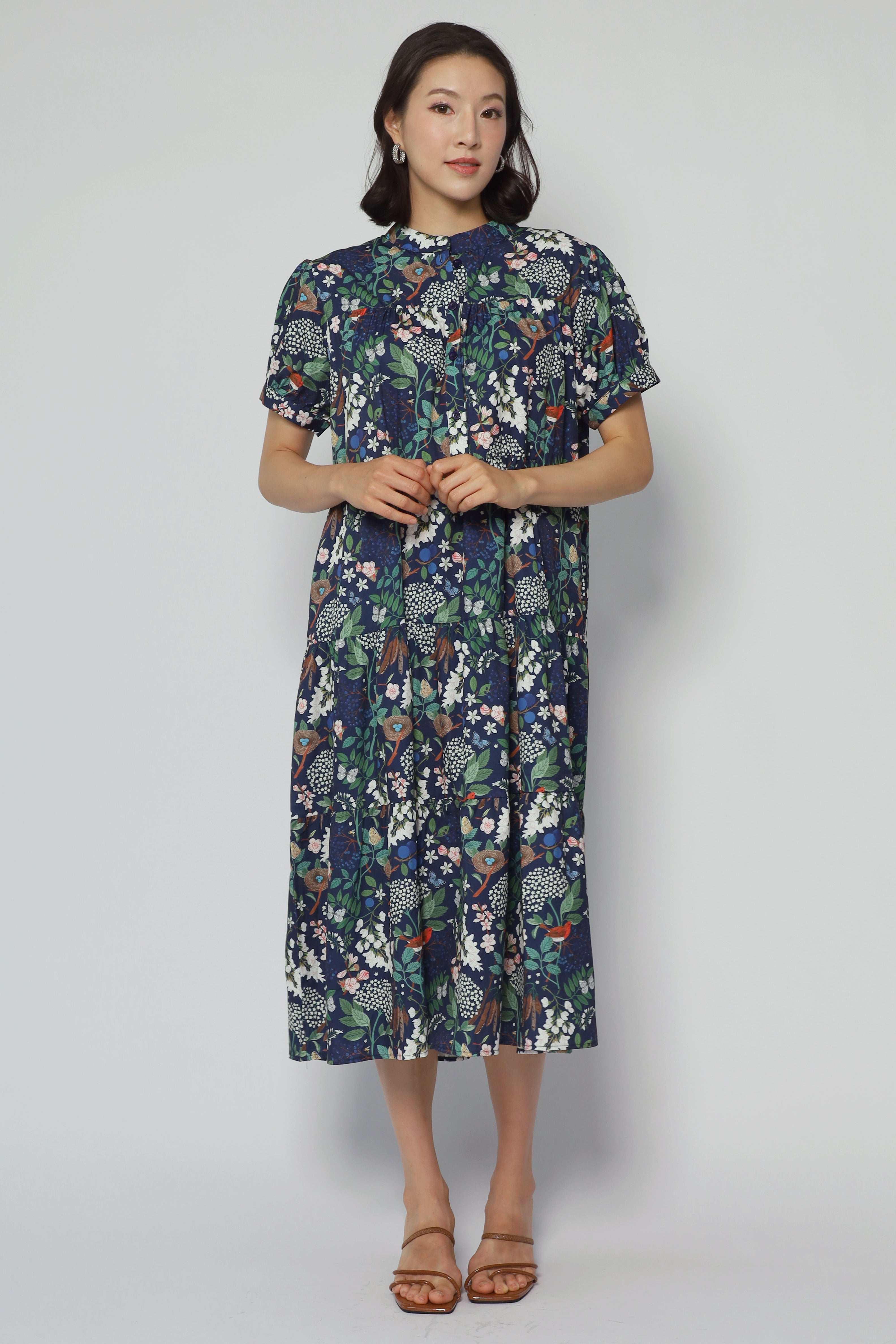 Fifi Dress in Feather Bloom
