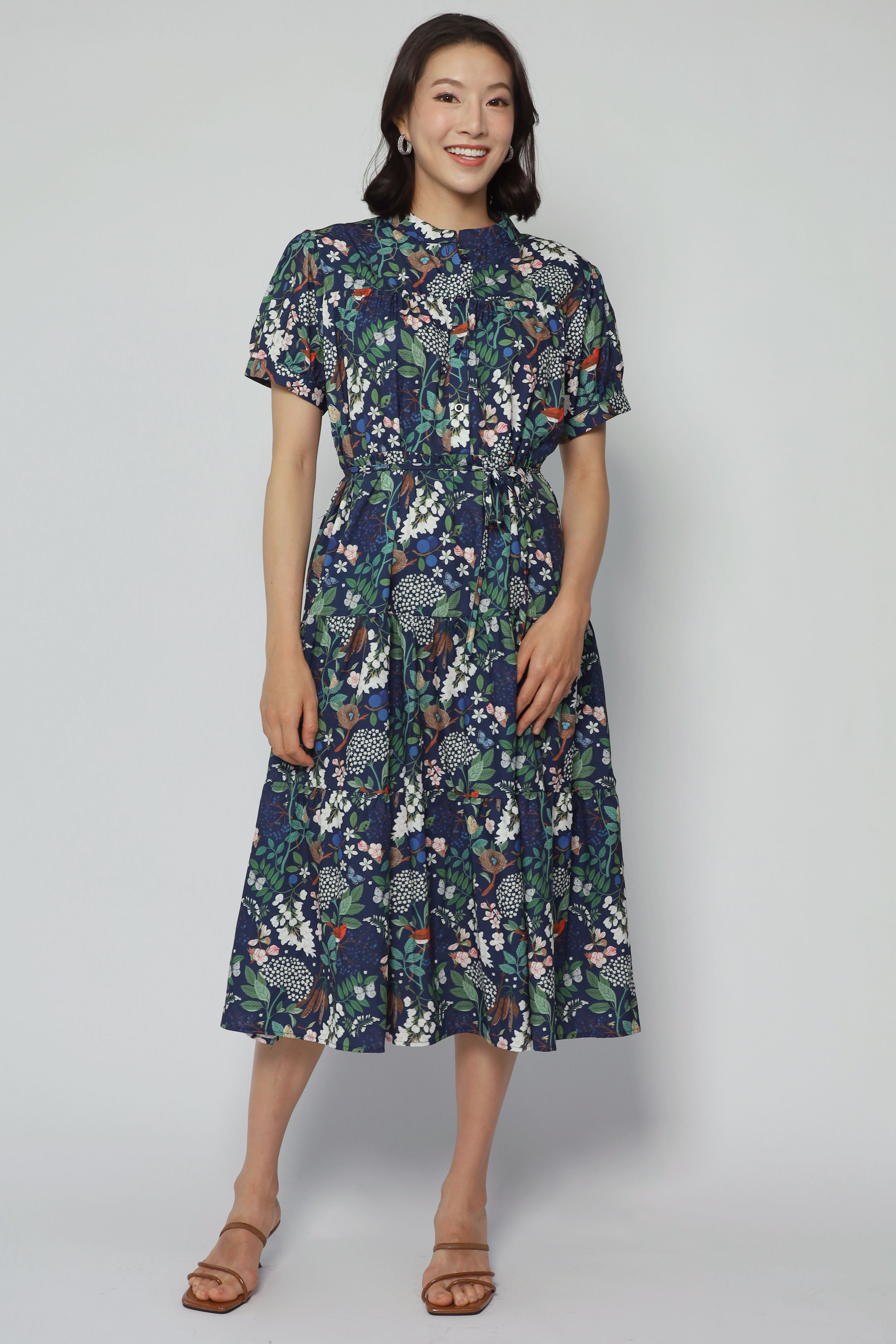 Fifi Dress in Feather Bloom