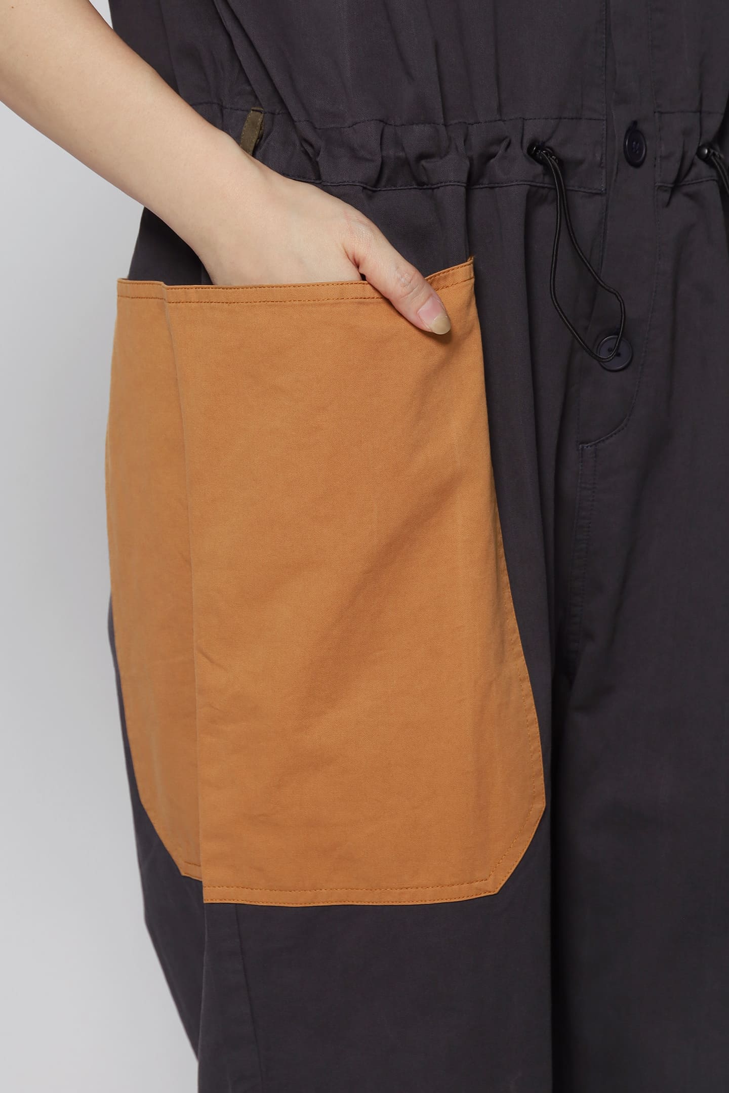 Fernando Colourblock Jumpsuit in Blue