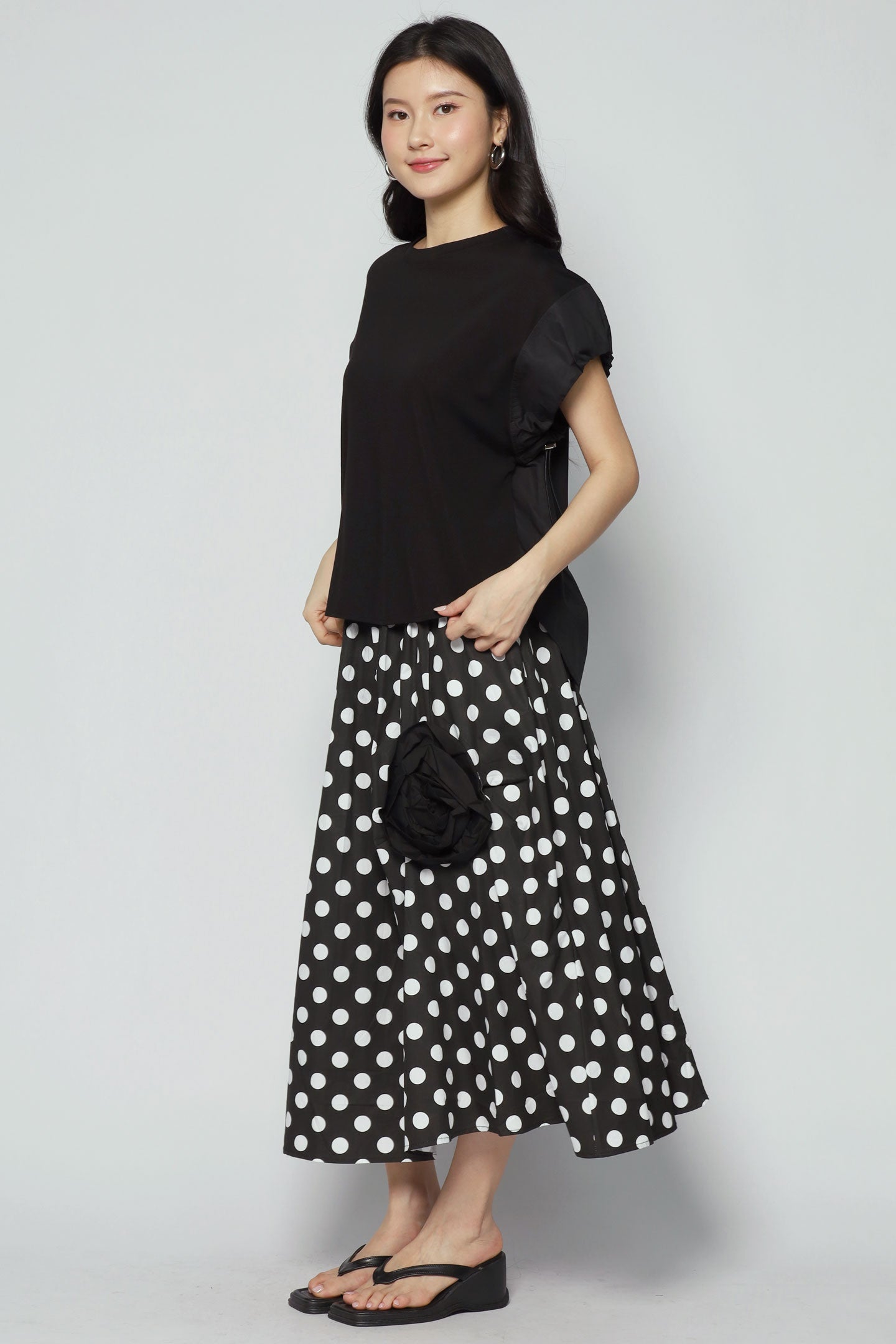 Fleur Top in Black