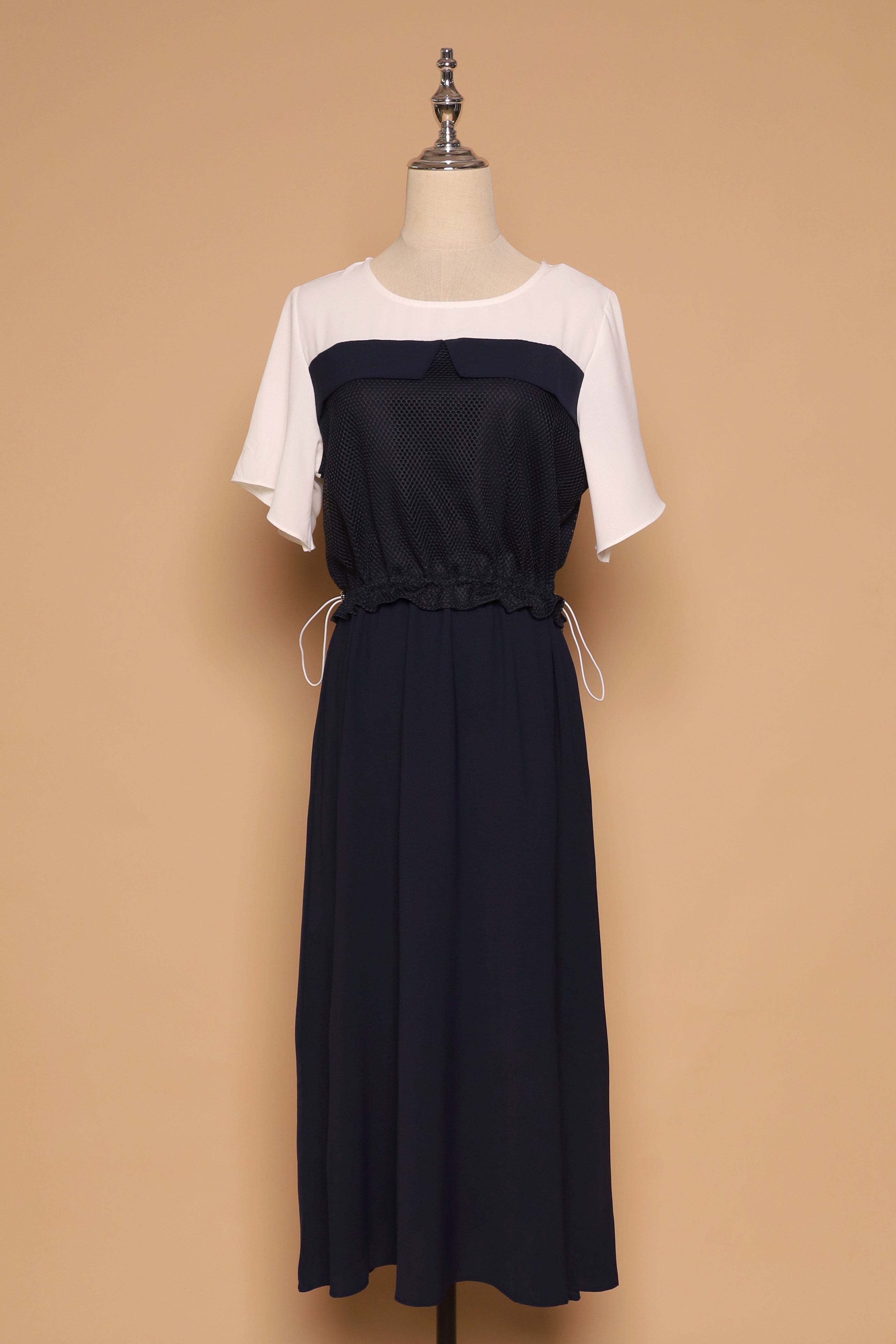 PO - Flicka Netted Dress in Navy