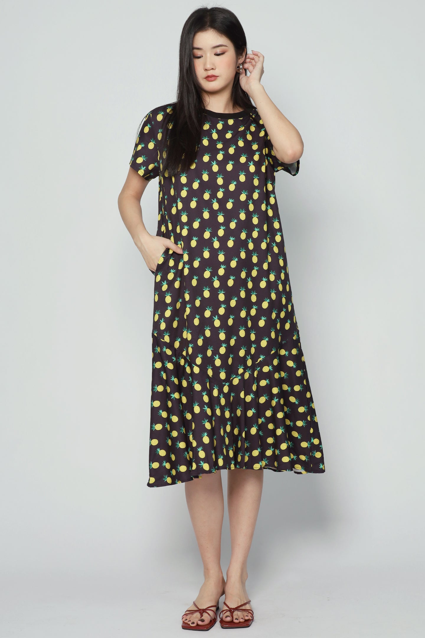 Gisele Dress in Pineapple Parade