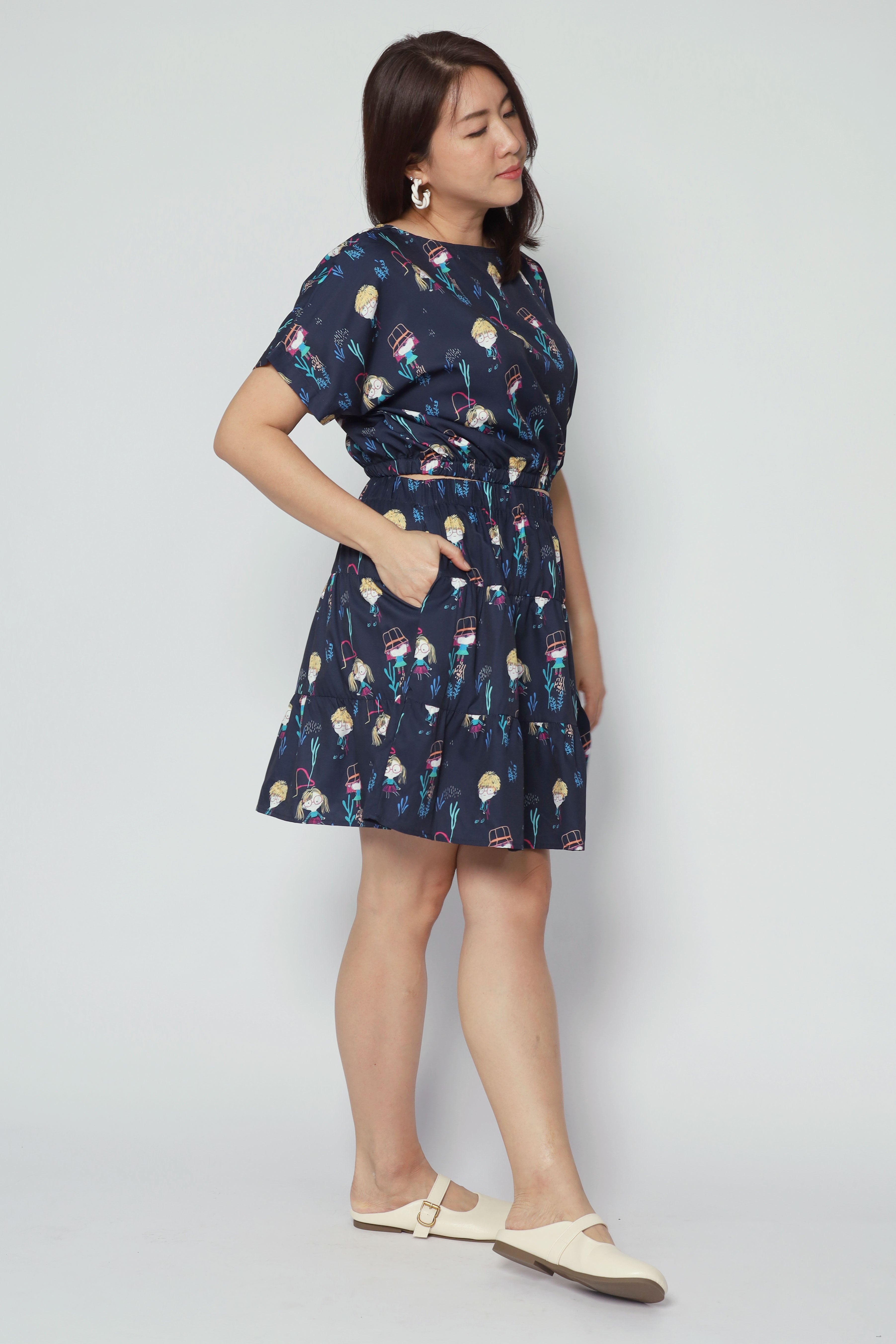 Gem 2 in 1 Little Cuties Top and Skirt Set