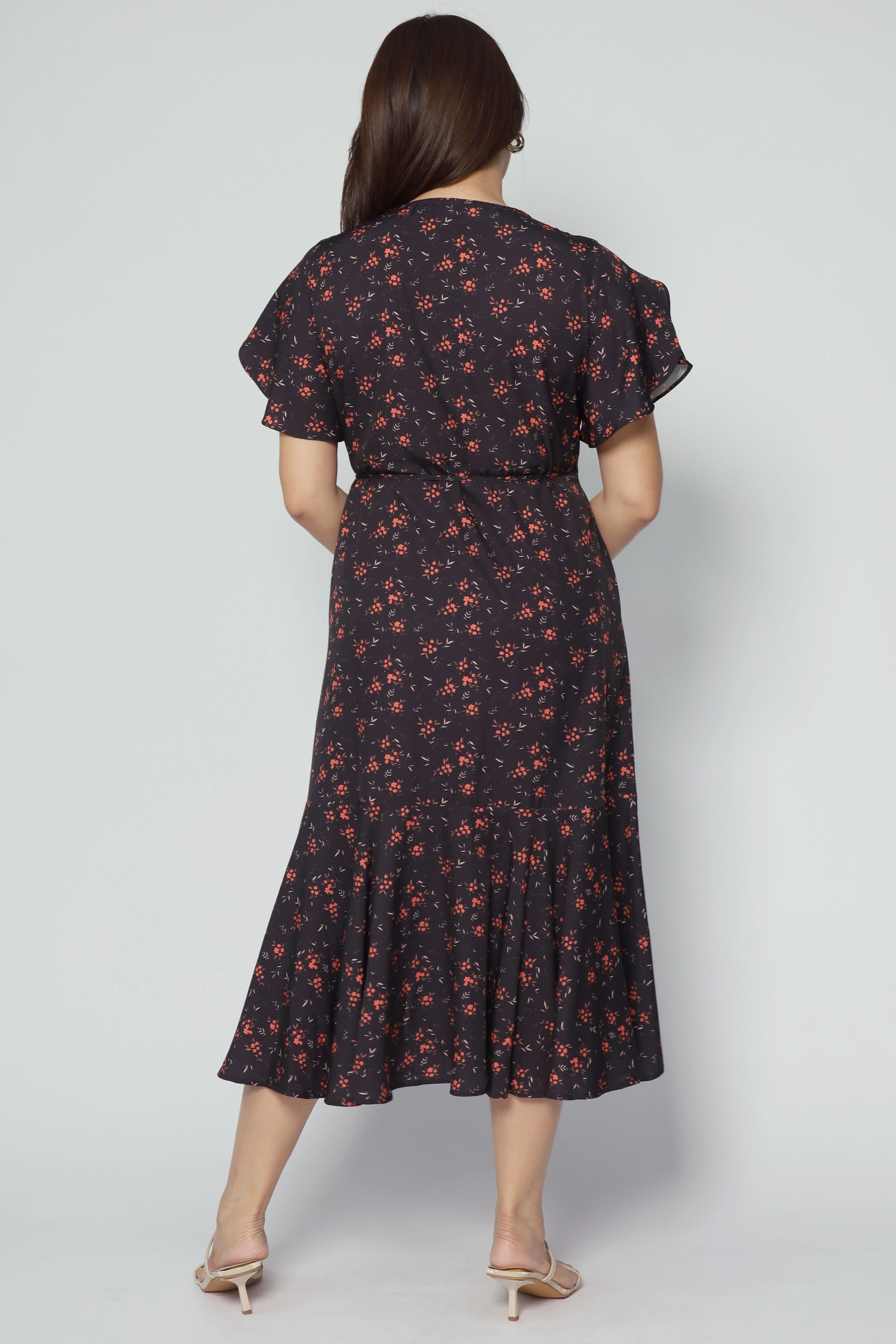 Ginnie Dress in Gardenia Grace