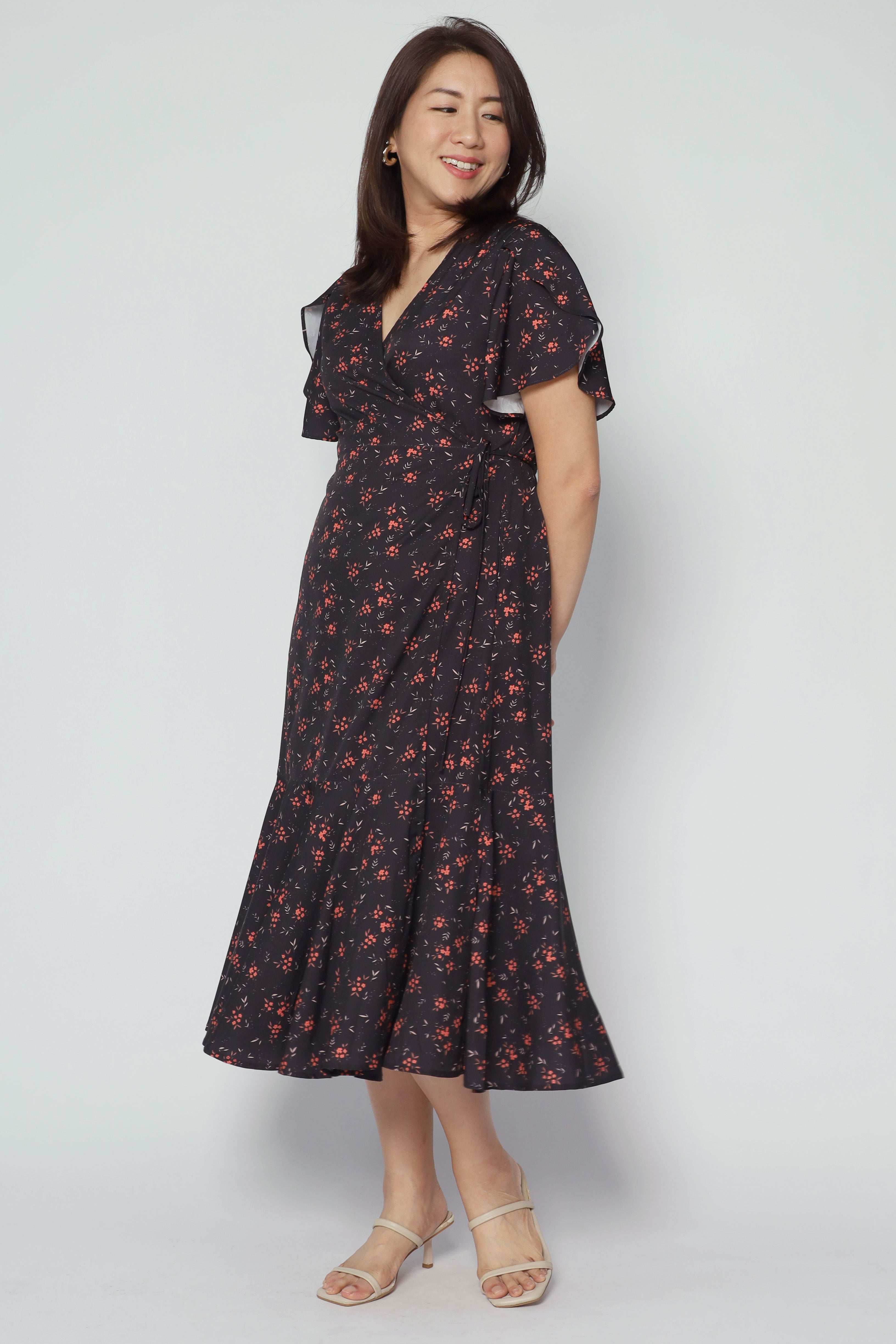 Ginnie Dress in Gardenia Grace