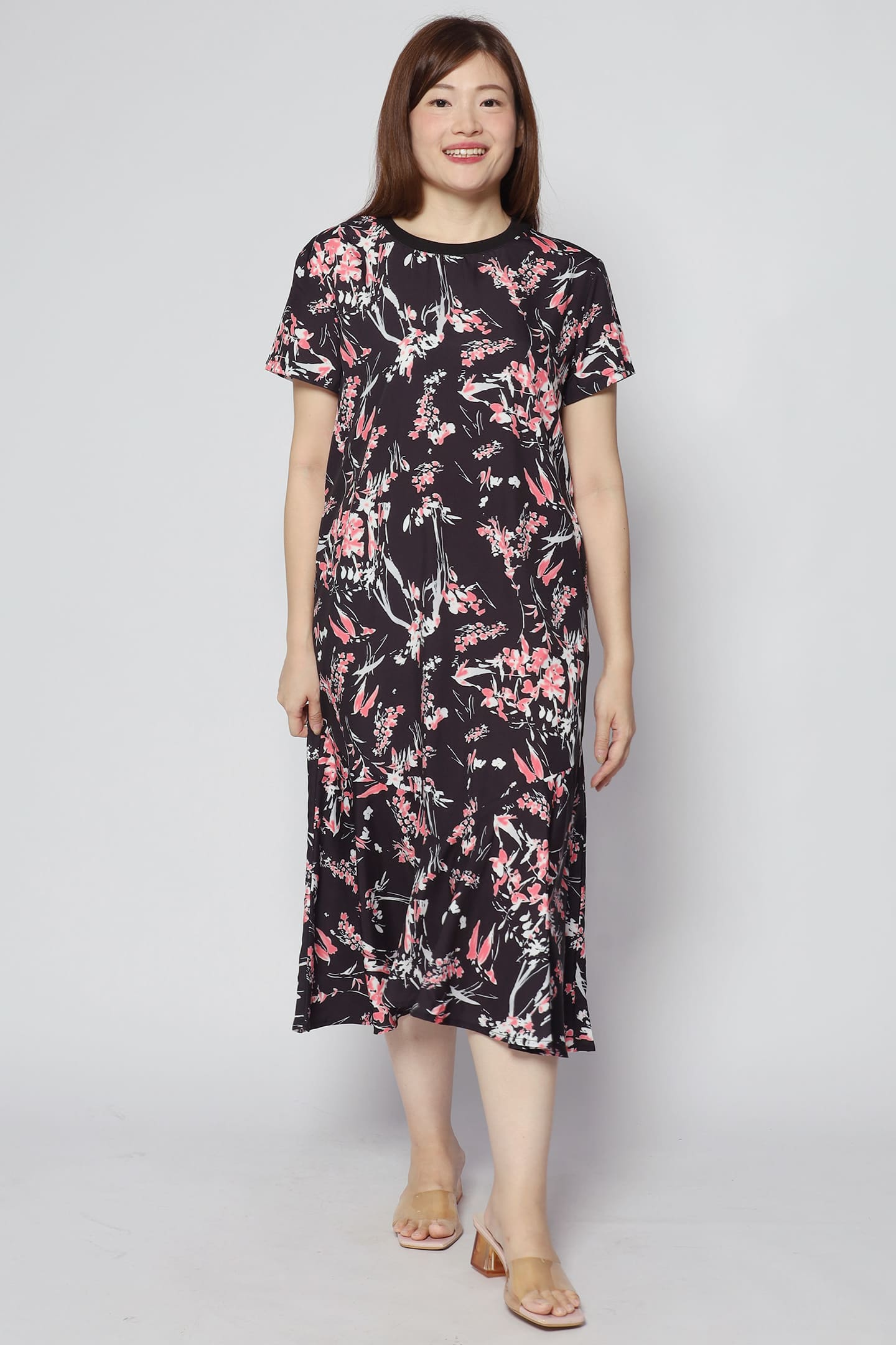 Gisele Dress in Pink Meadows