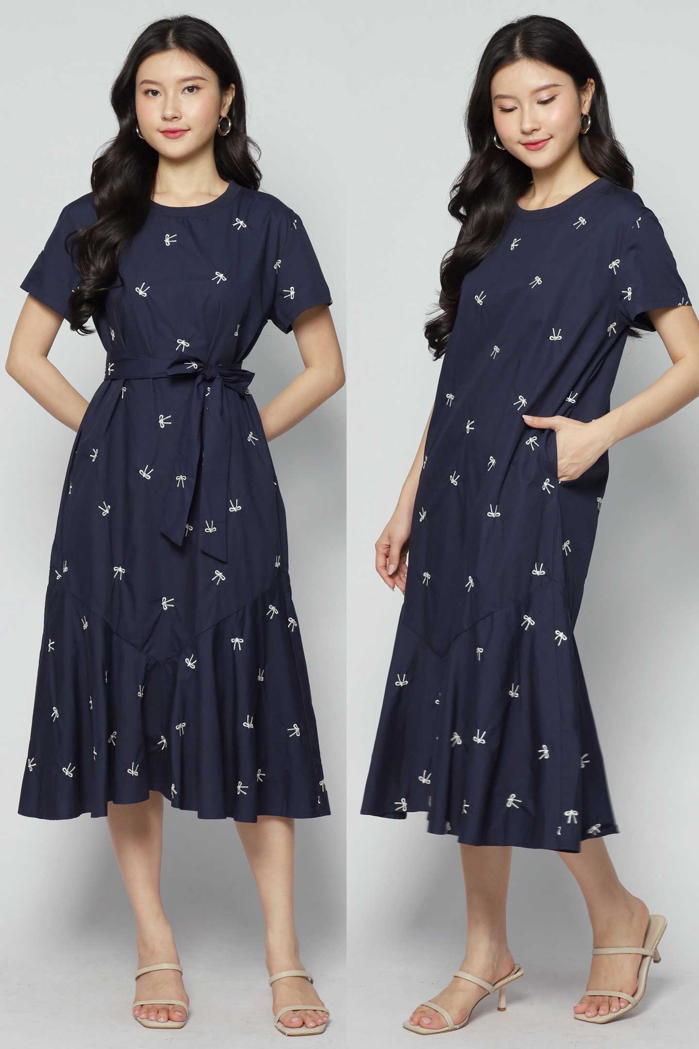 Backorders - Gisele Dress in Ribbon Bloom