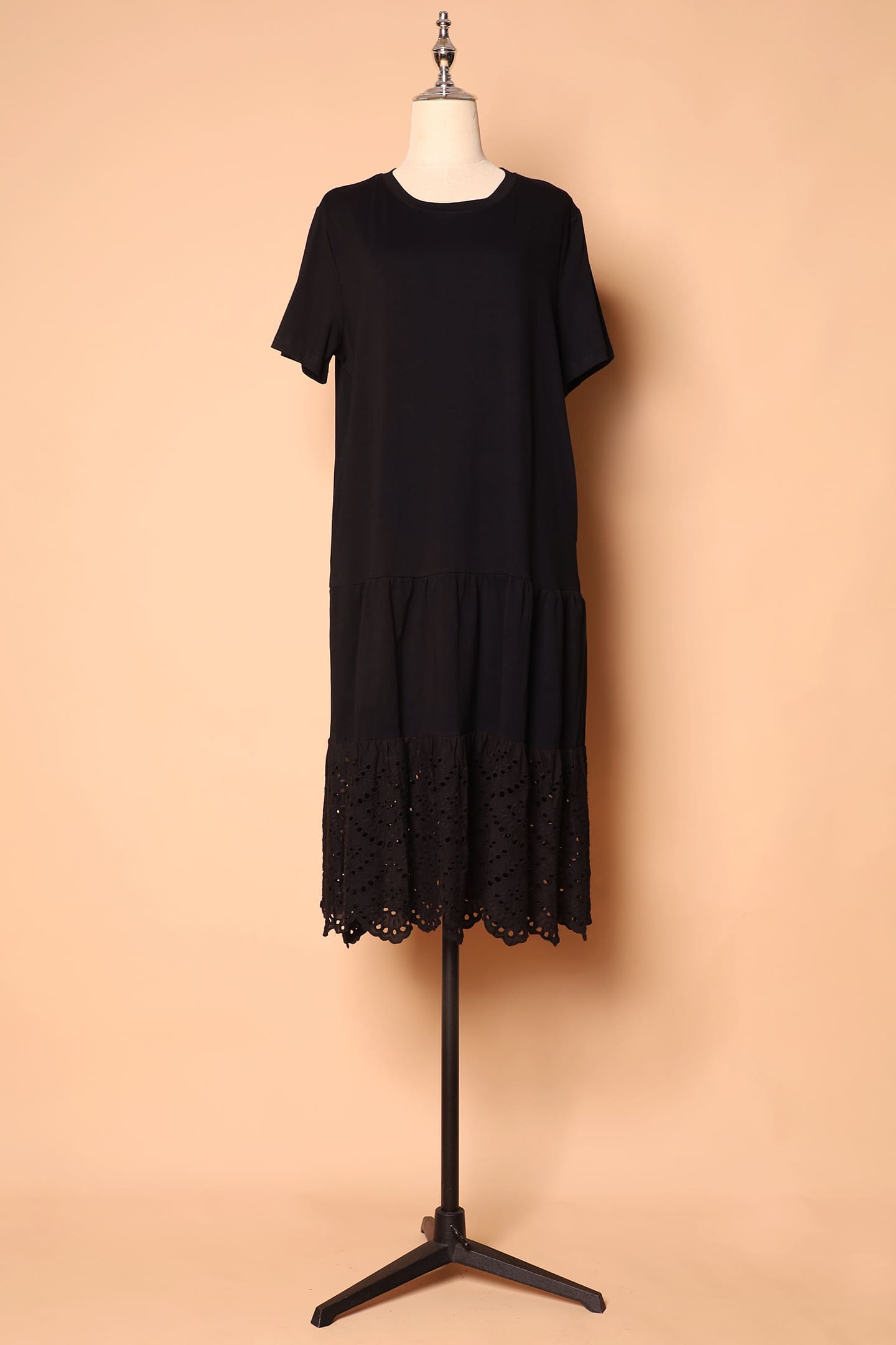 PO - Gracia Crochet Dress in Black