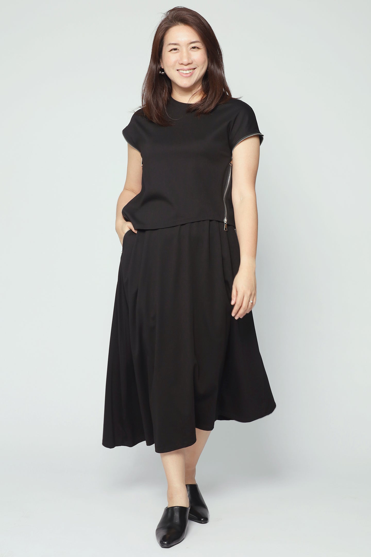 Halo 2 in 1 Zipper Top and Skirt Set