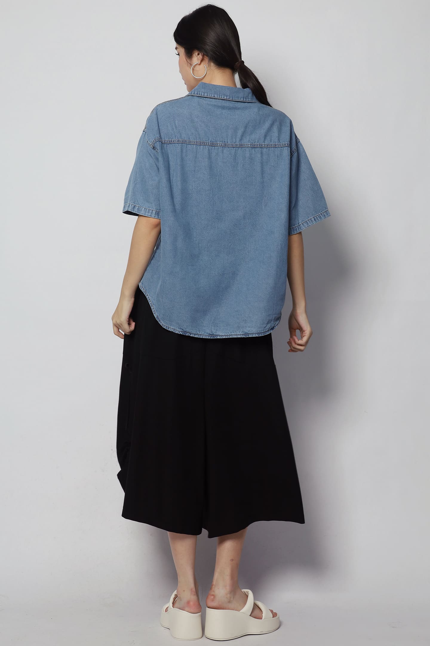 Backorders Hailey Denim Top