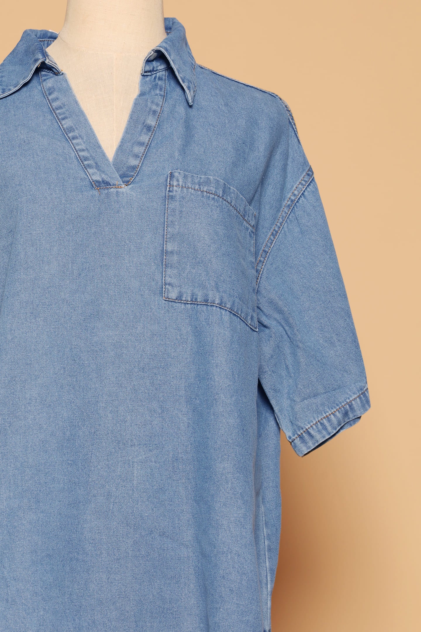 PO - Hailey Denim Top