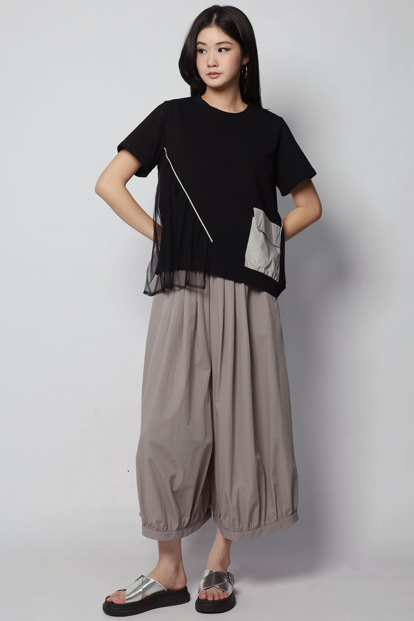 PO - Handie Pocket Top in Black