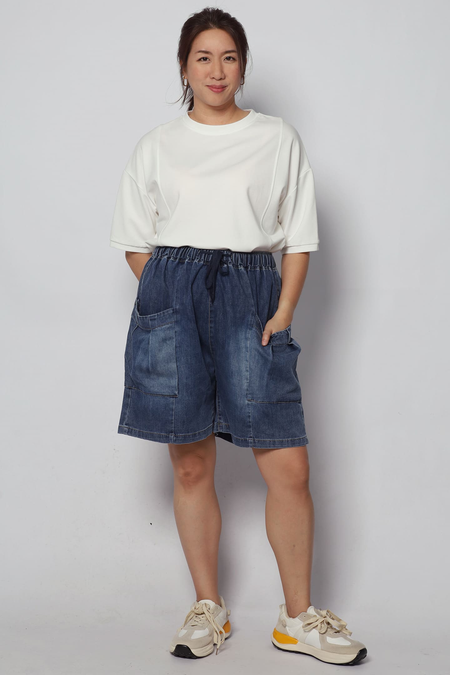 Emmie Denim Pocket Shorts