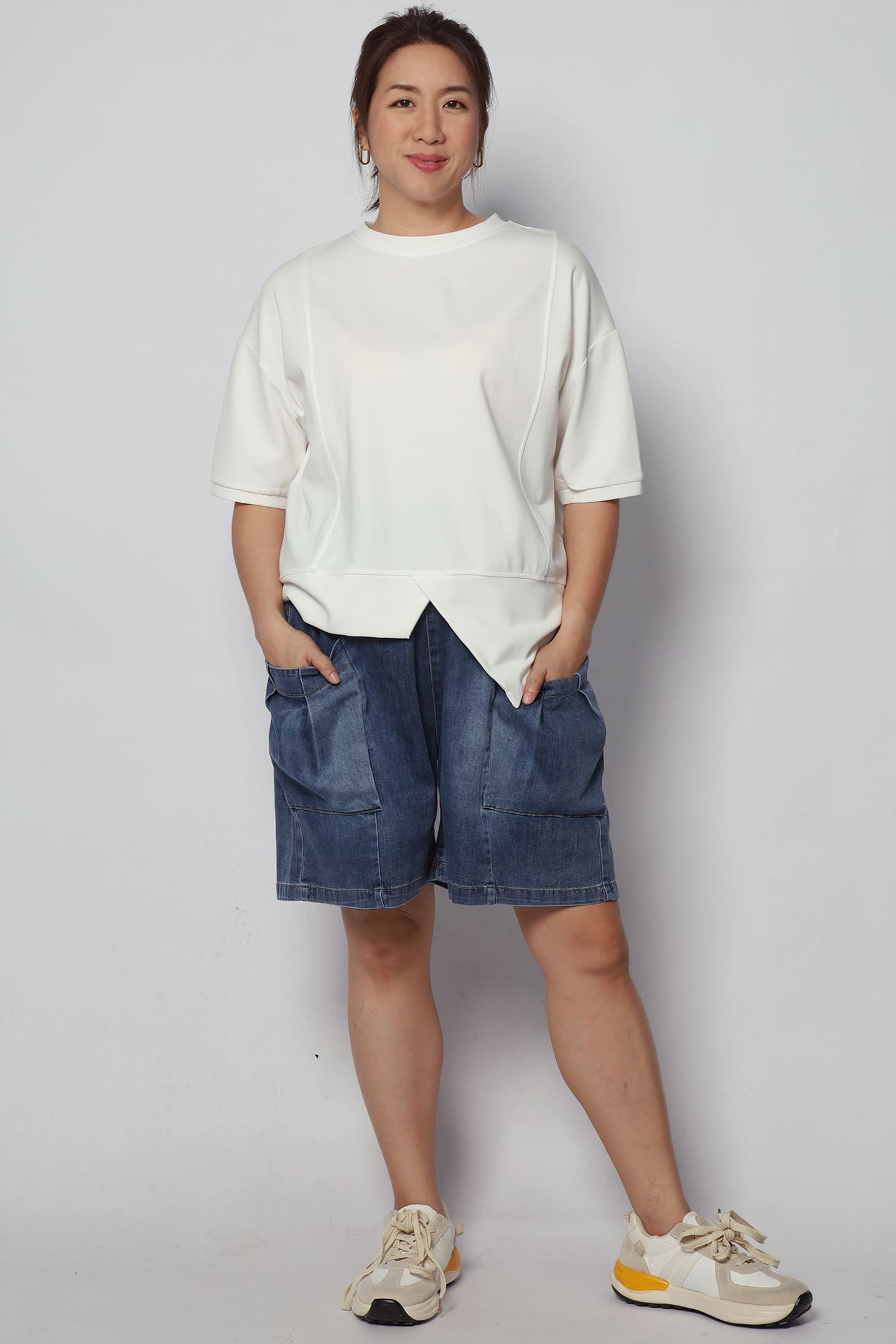 Emmie Denim Pocket Shorts