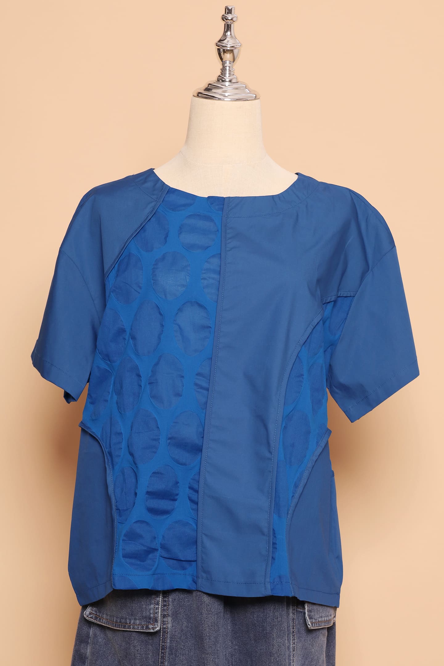 PO - Harn Oval Top in Blue