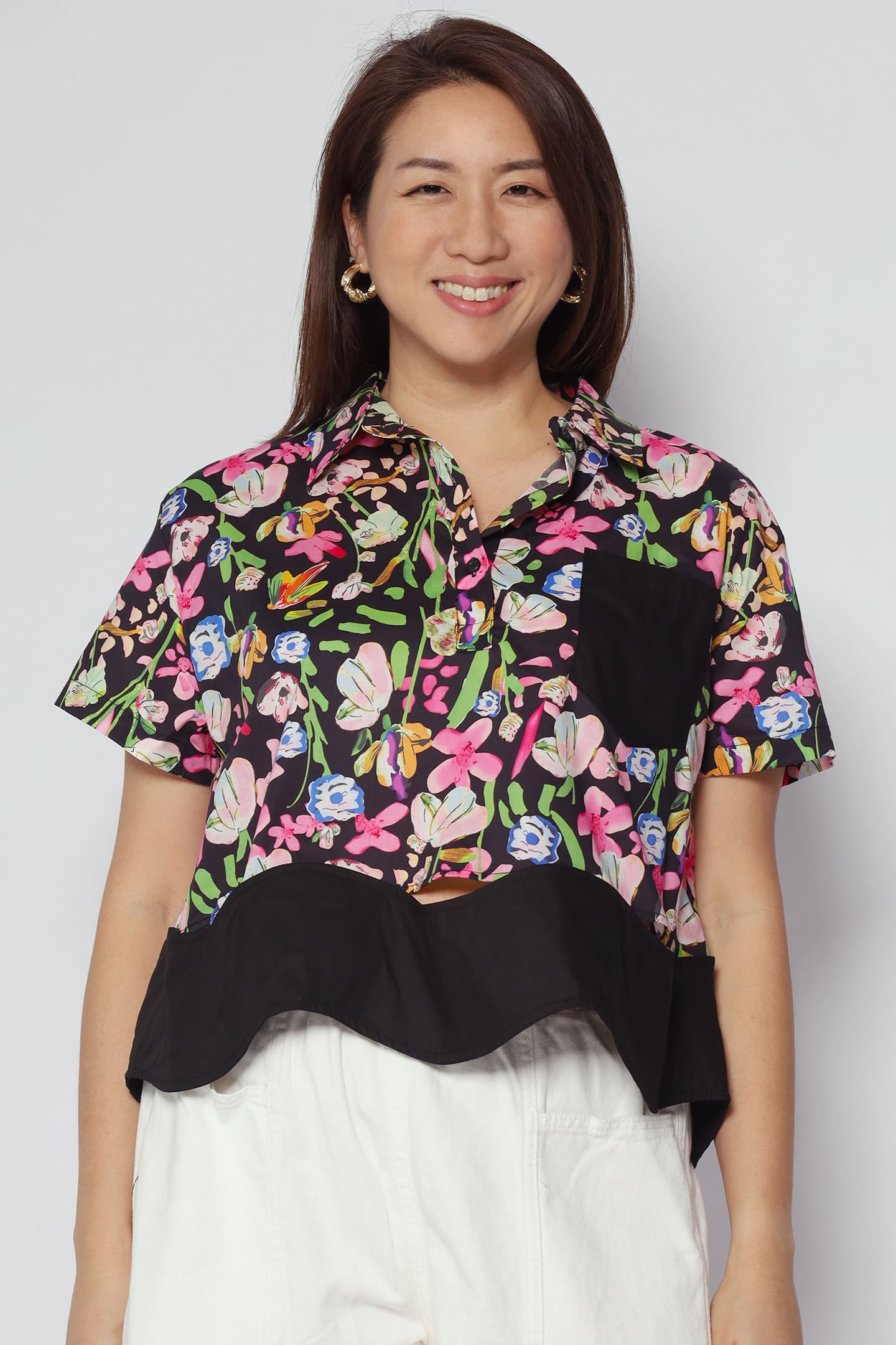 Backorders Harnie Top in Fresh Floral