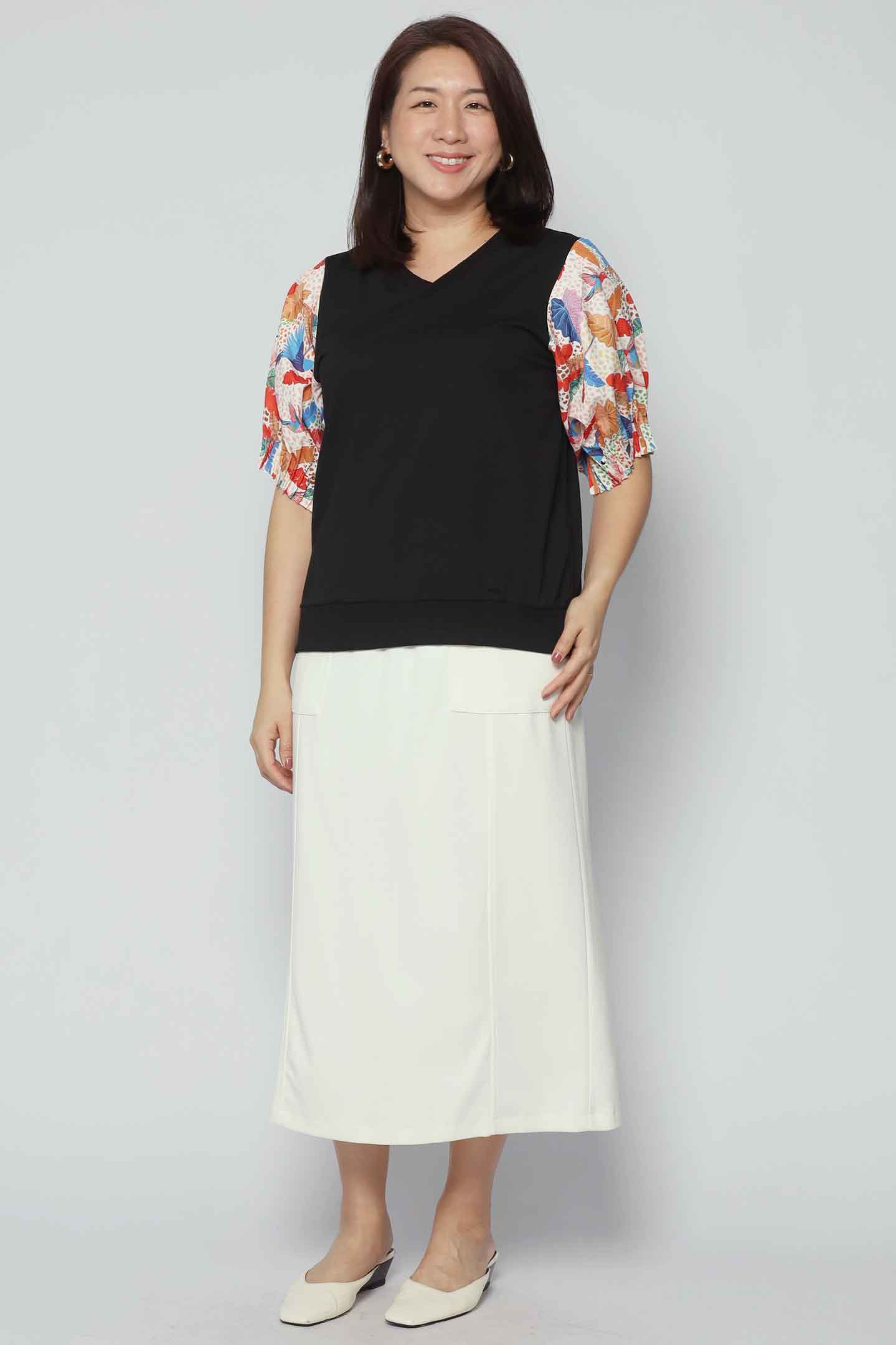 Helena Top in Parrot Parade